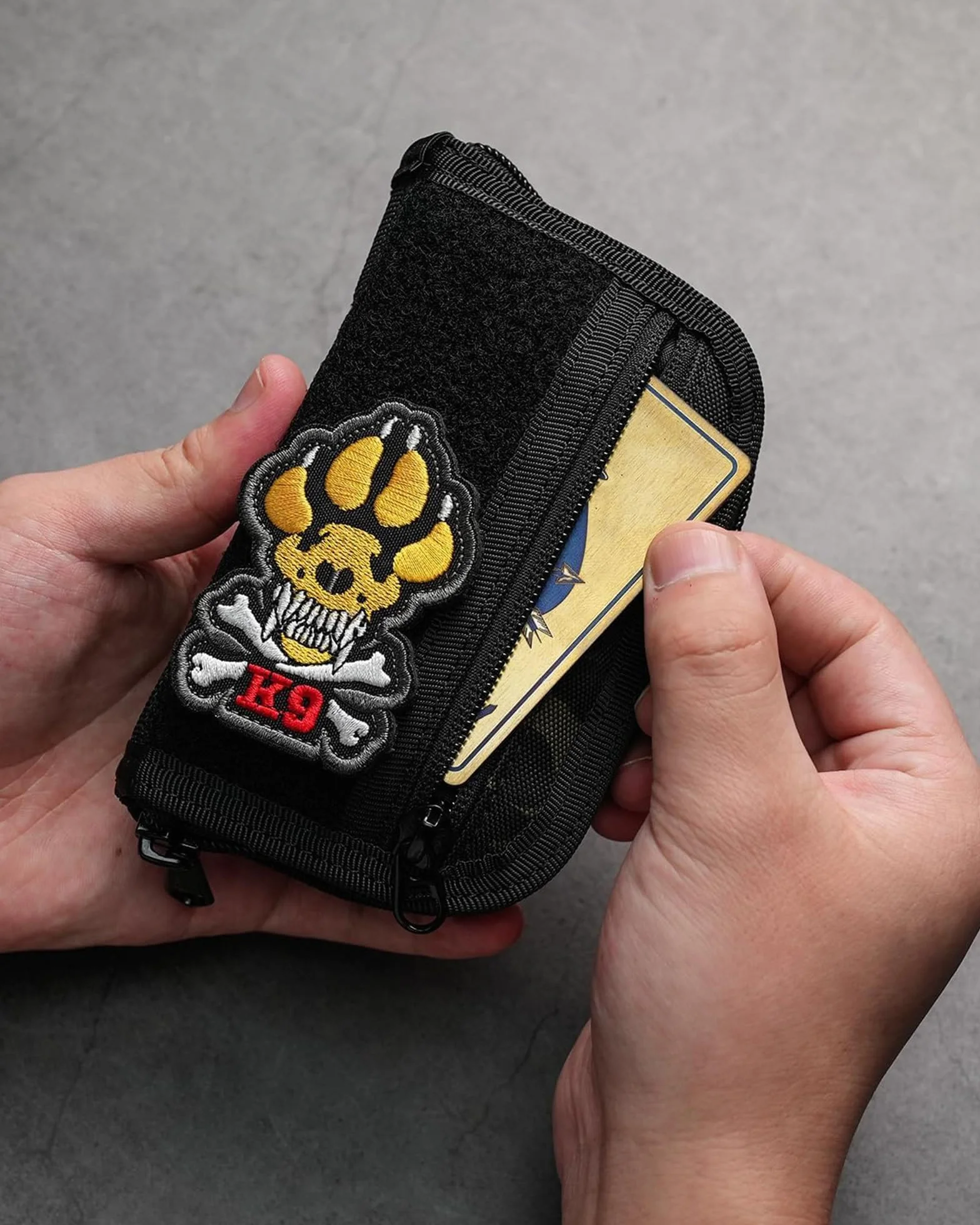 VIPERADE VE21 EDC Pouch – mała torebka EDC z 9 przegrodami, organizer na narzędzie wielofunkcyjne z rzepem