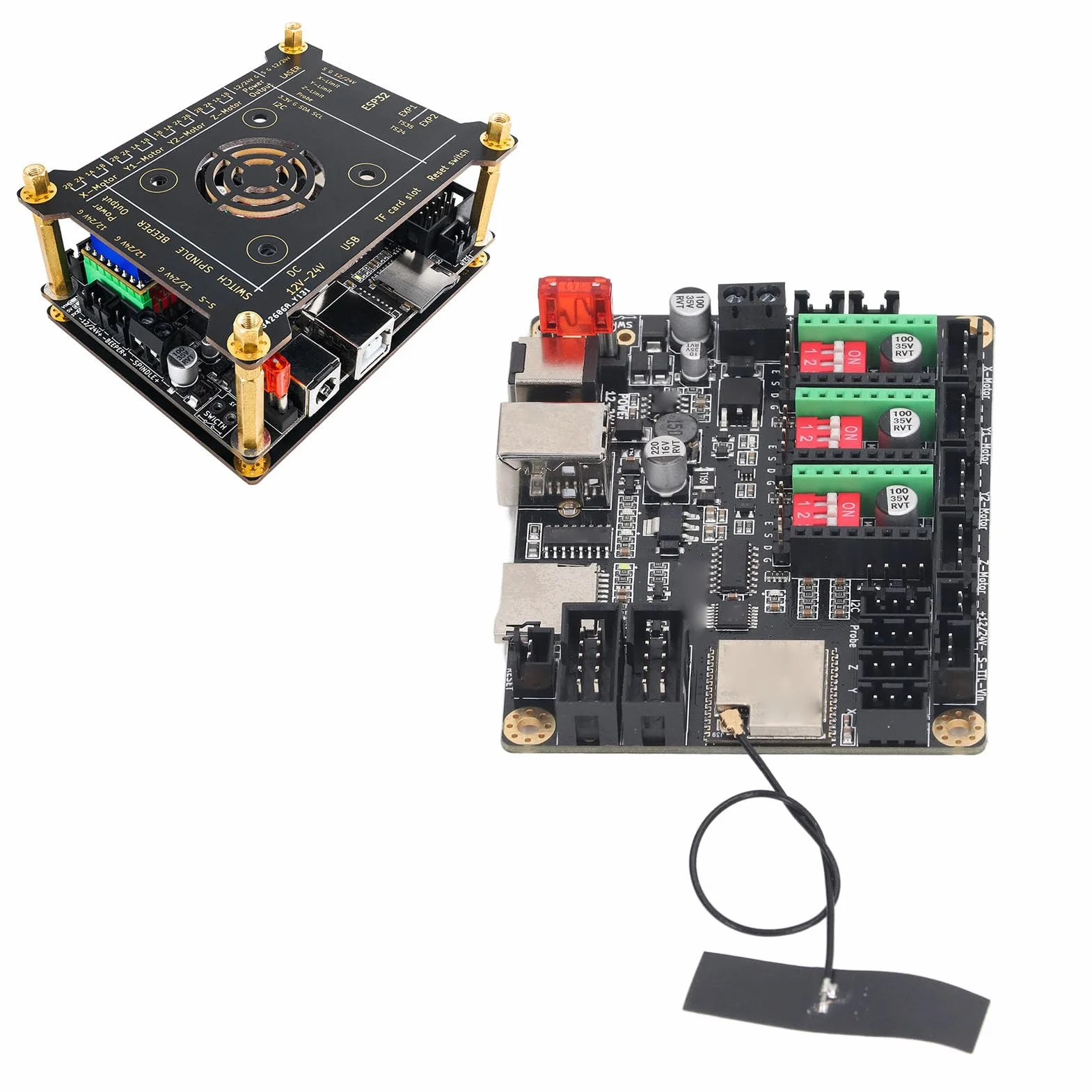 Płyta Główna do Maszyn Grawerujących 32-bit WiFi Bluetooth Dotykowy Ekran 2.4/3.5 Cala Kompatybilna z CNC