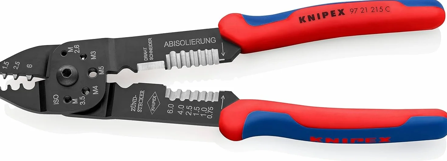 KNIPEX Szczypce do zagniatania 230 mm, 97 21 215 C