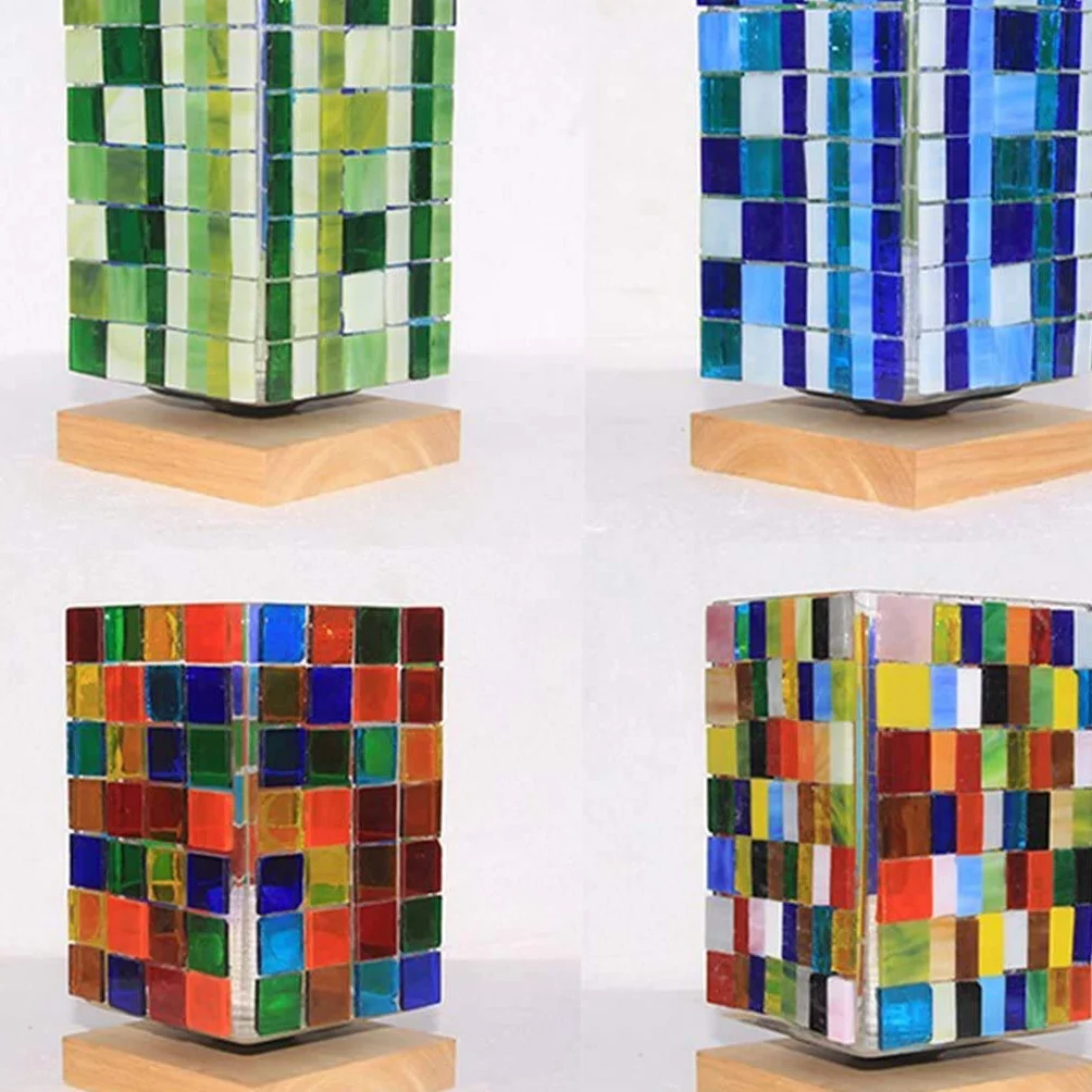 1 x 4 cm pasek witrażowy, DIY, szklana mozaika, hobby, rękodzieło, talerze, ramki na zdjęcia, doniczki, ręcznie robiona biżuteria 200 g (różne kolory)