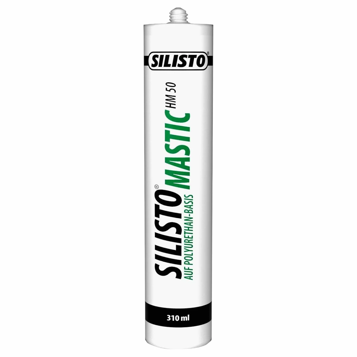 SILISTO Mastic HM 50 zestaw do karoserii we wkładzie, 310 ml, czarny