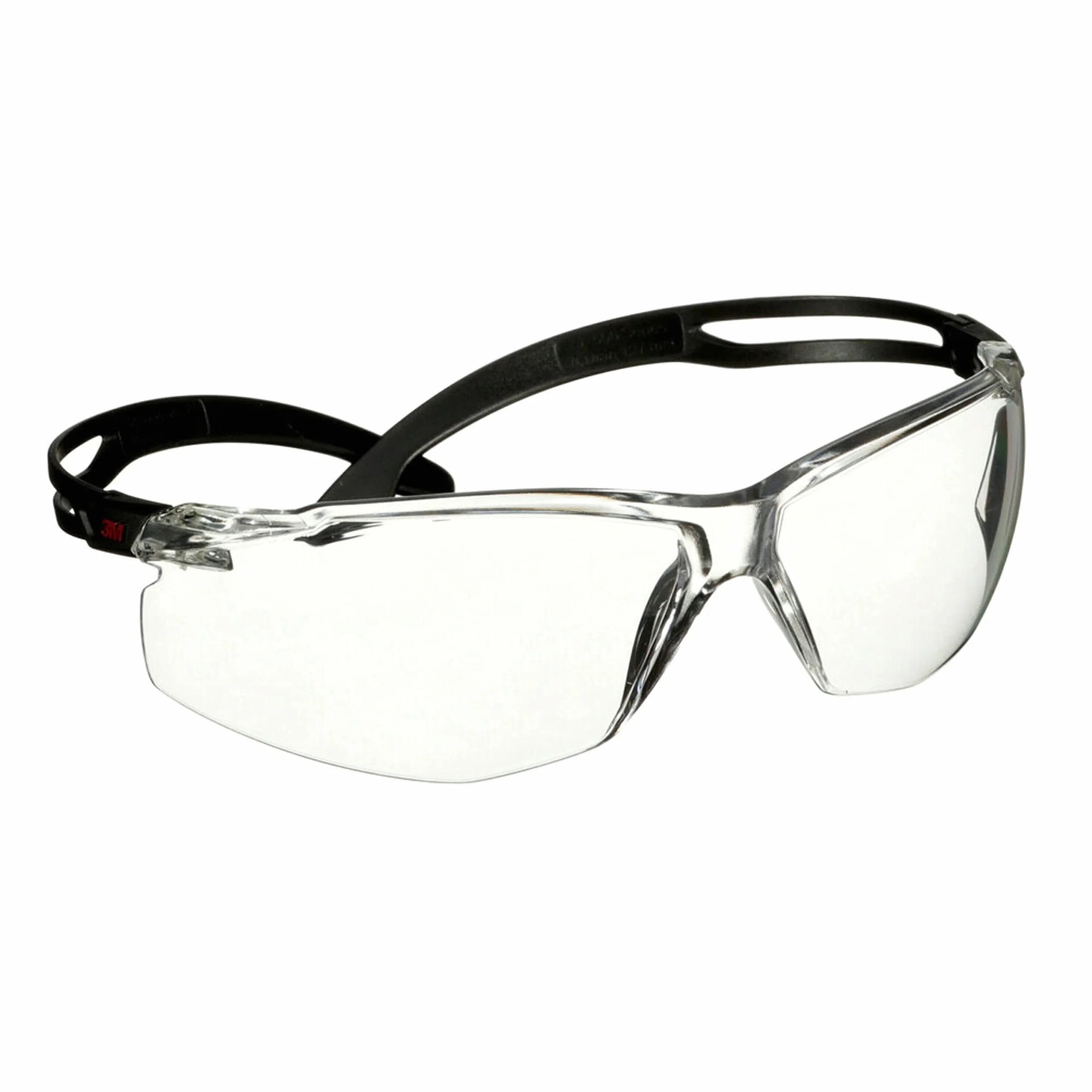 3M SecureFit 500 okulary ochronne SF501AF-BLK-EU czarna ramka przezroczyste soczewki