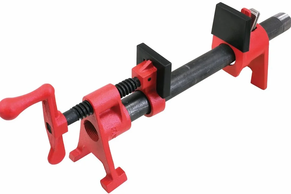 Bessey BPC-H34 Zestaw do Mocowania Rur, Czarny/Czerwony