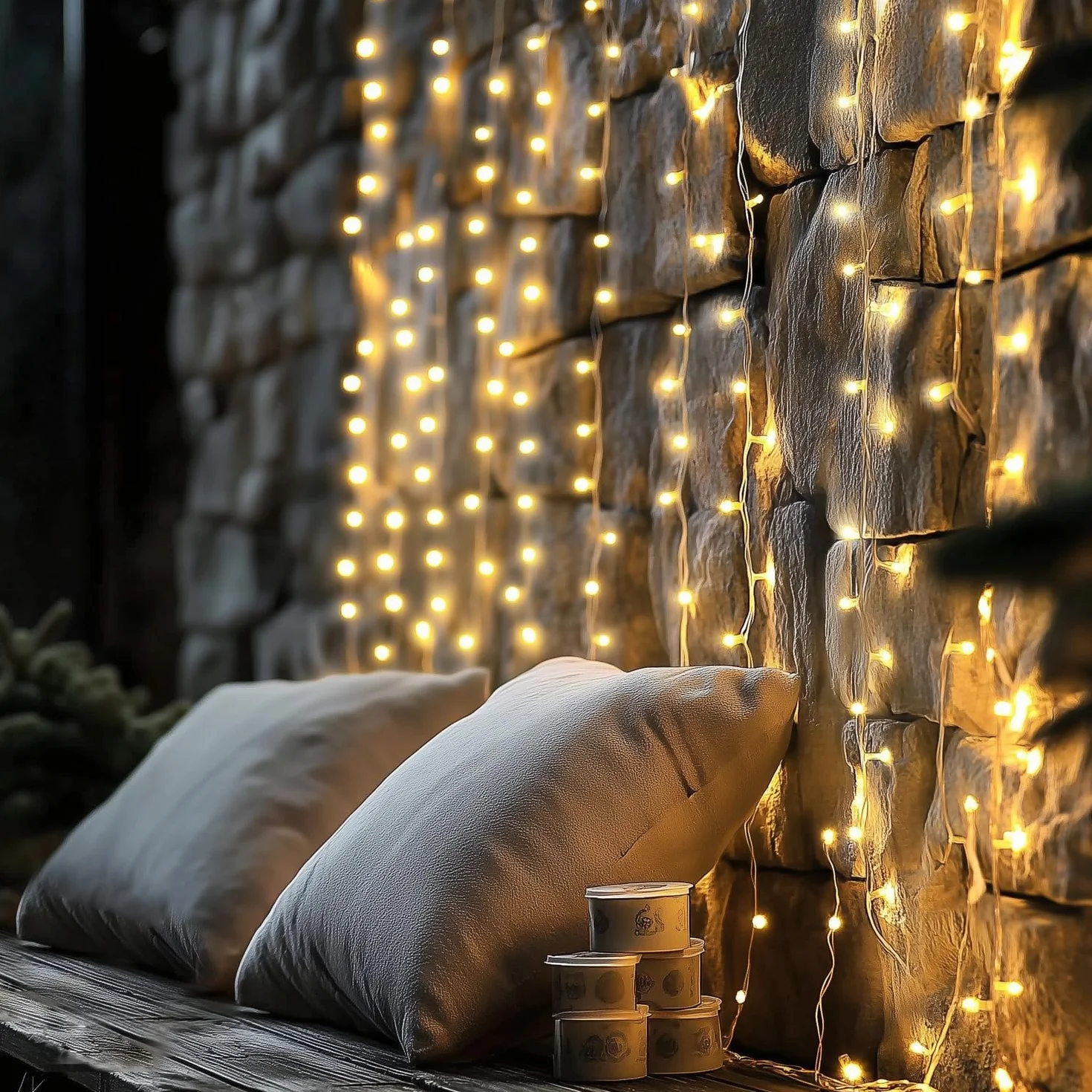 Łańcuch świetlny LED na zewnątrz, 40 m, 400 diod LED, odporny na warunki atmosferyczne, z wtyczką, oświetlenie bożonarodzeniowe na zewnątrz, ciepła biel, 8 trybów pracy i funkcja timera, na Boże
