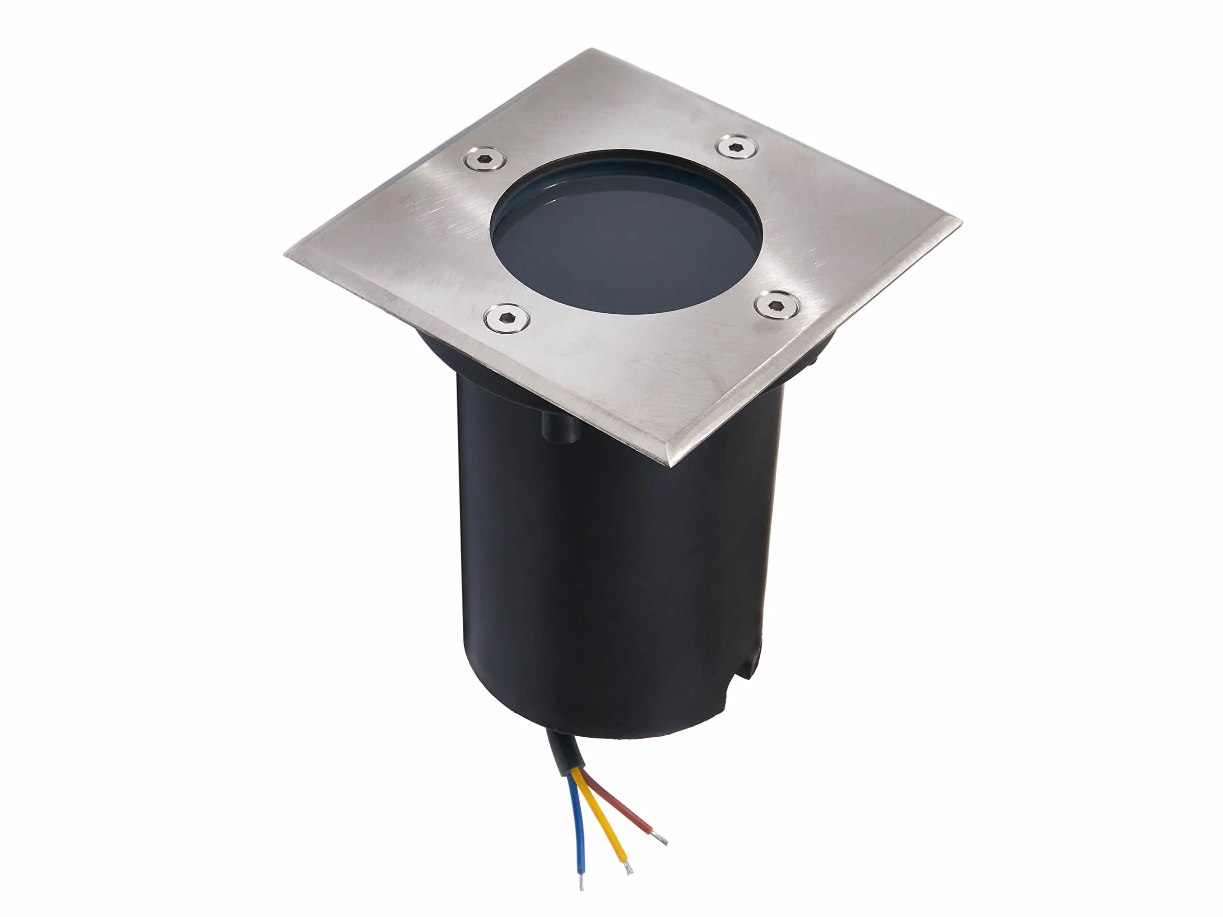 Toso Lampa Ogrodowa Oprawa Najazdowa GU10 LED Kwadrat Satyna IP65 35W