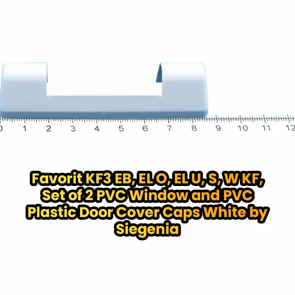 Siegenia zestaw osłon na okna PCV Favorit KF3 biały 10 sztuk