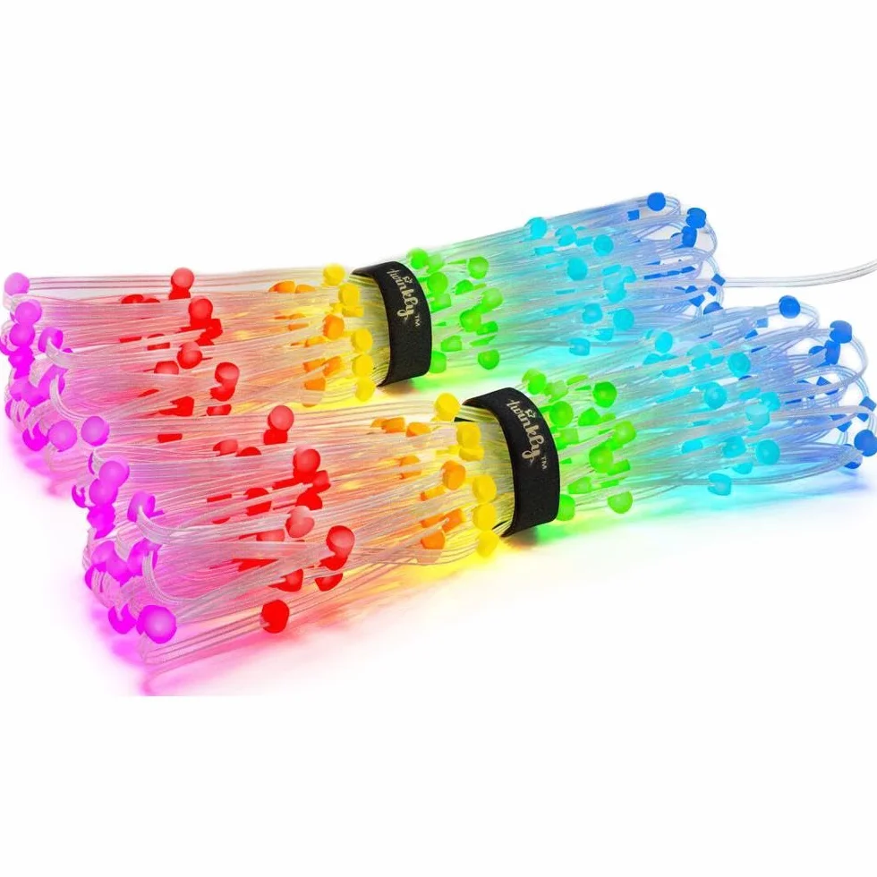 Twinkly Dots Elastyczny sznur świetlny LED 400 diod RGB 20m sterowany przez aplikację oświetlenie wewnętrzne i zewnętrzne