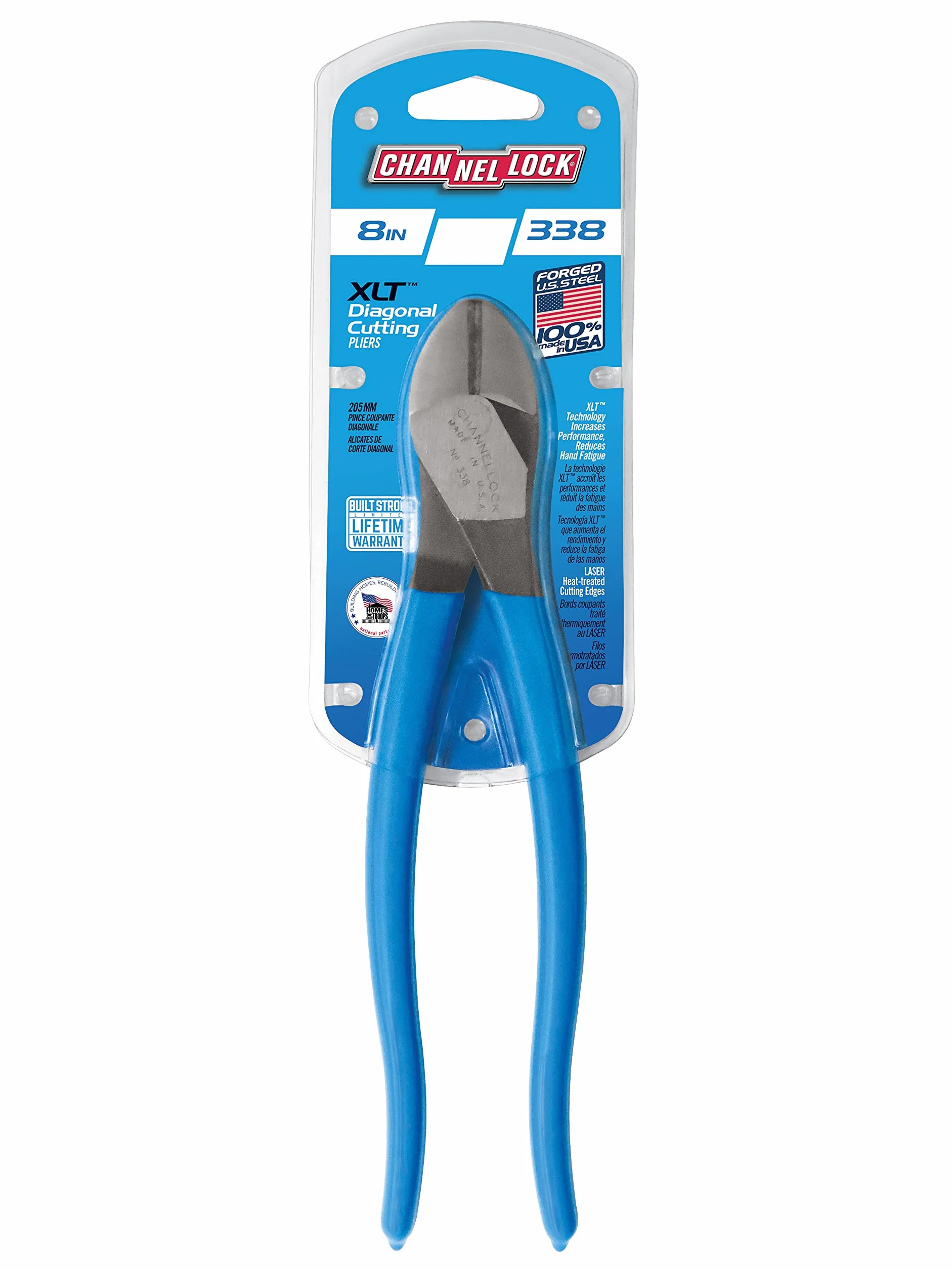 Channellock CHL338 8-calowe szczypce tnące do połączeń kolanowych