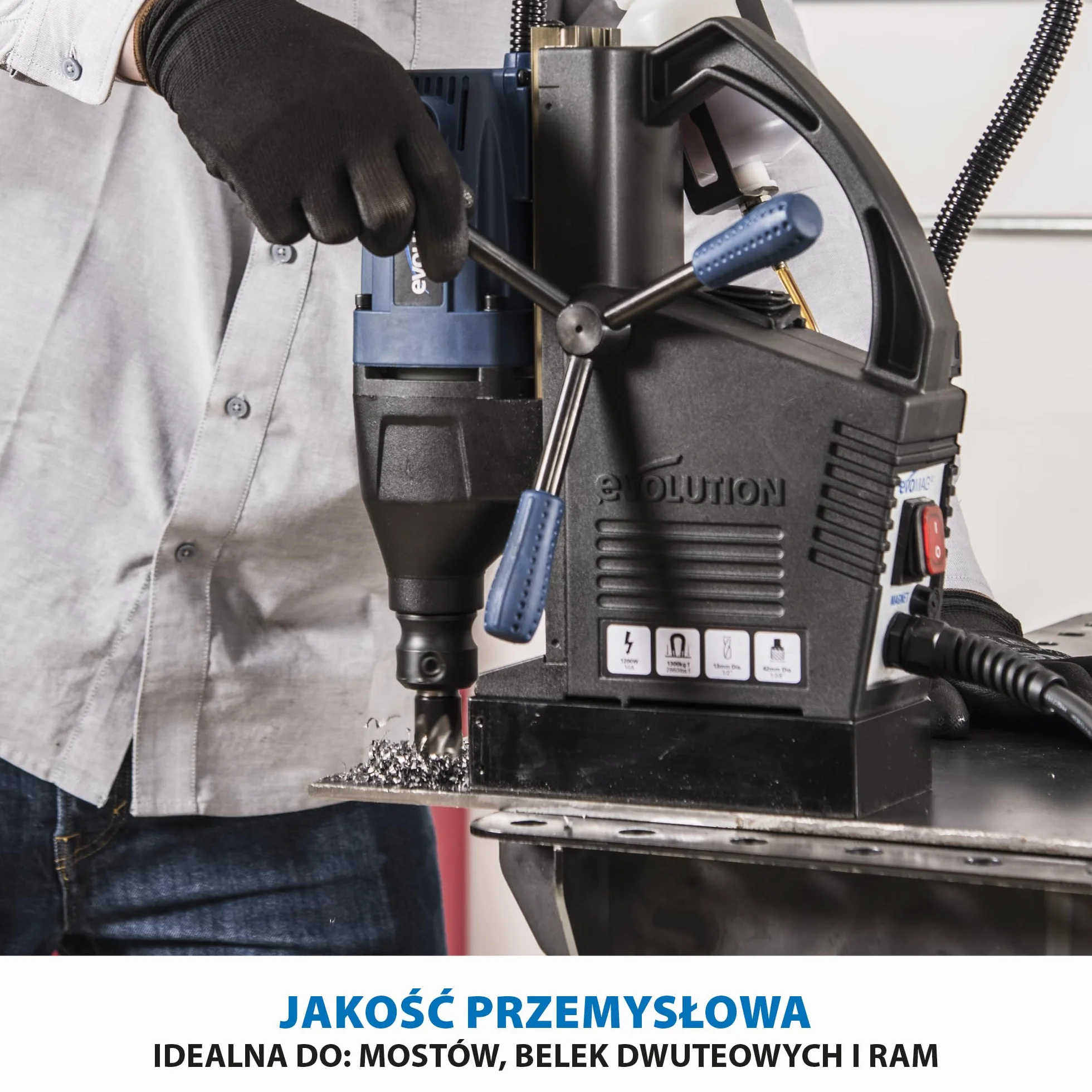 Evolution Power Tools Wiertarka magnetyczna S28MAG przemysłowa