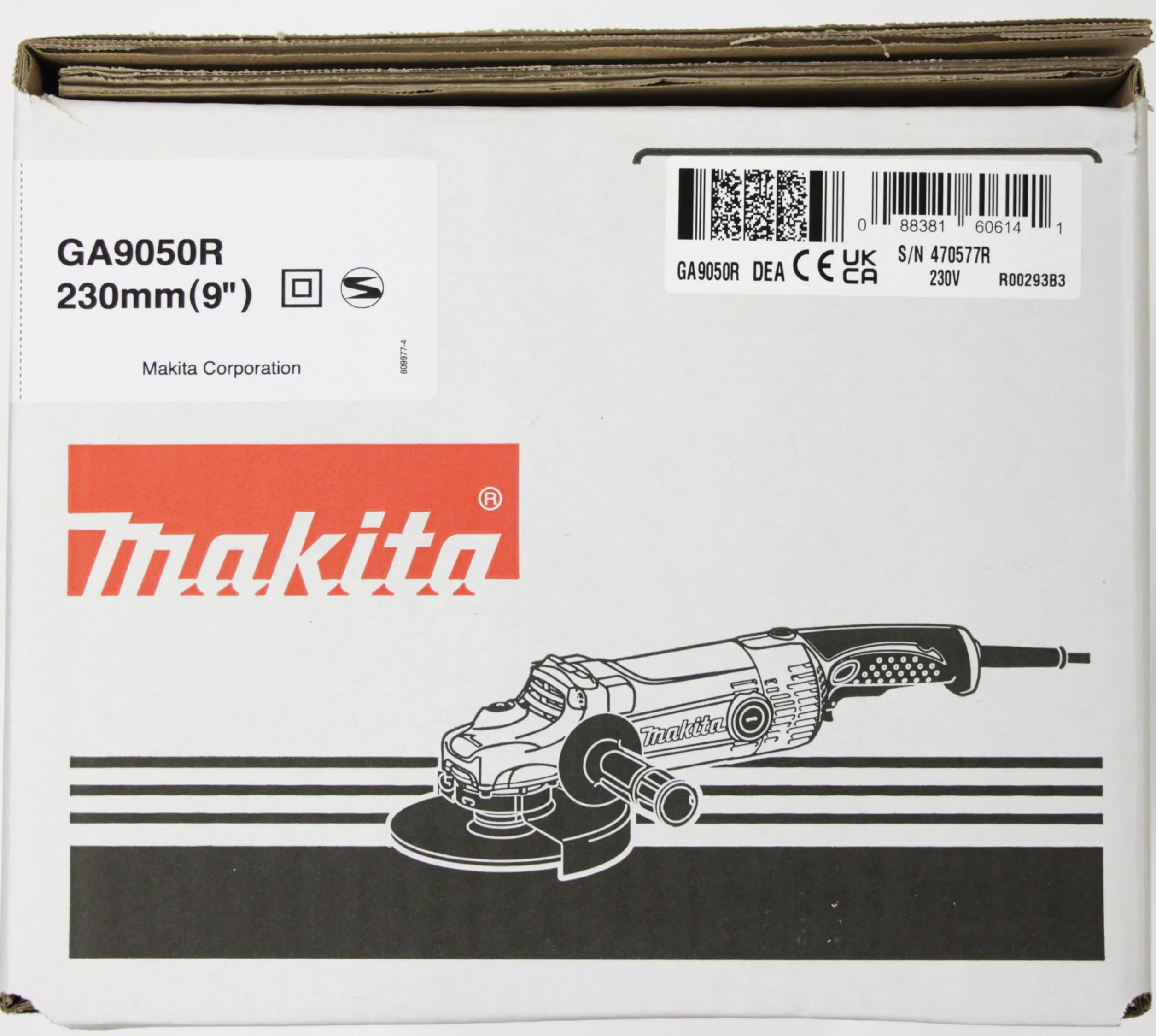 Makita Szlifierka Kątowa 455 x 250 x 132 mm Czarny/Niebieski