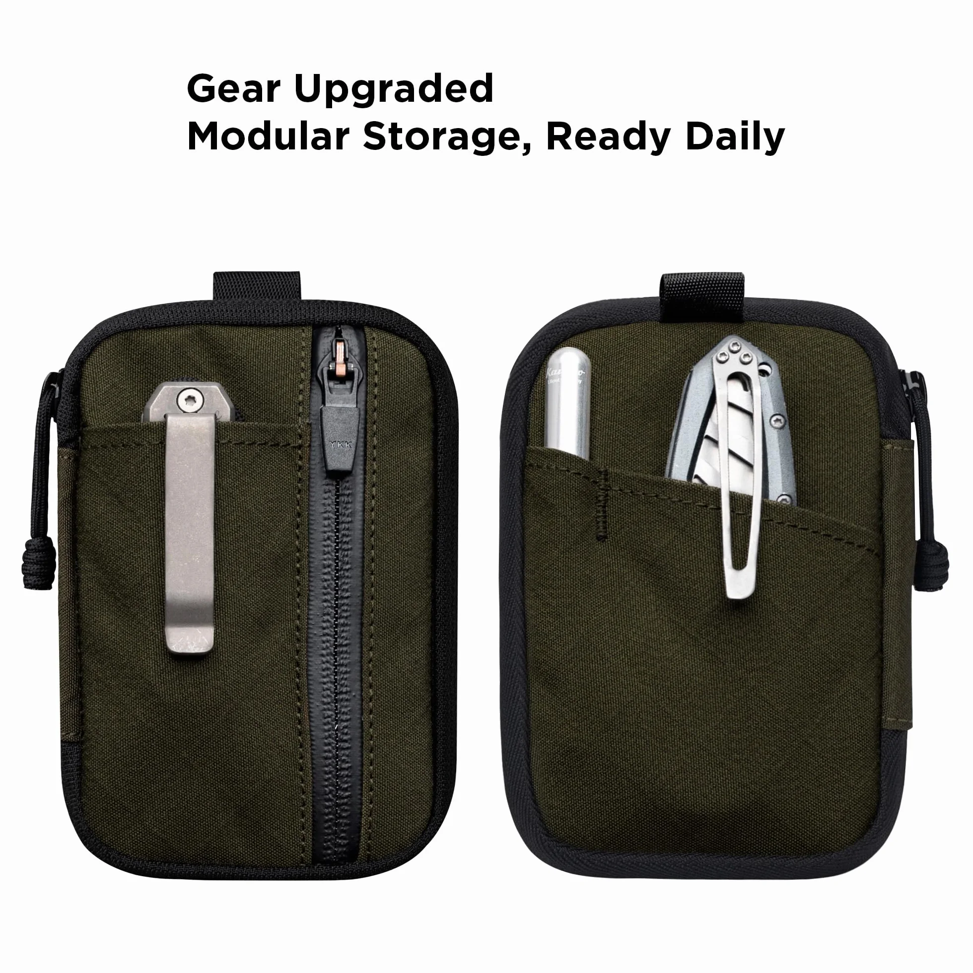 ALPAKA HUB Pouch Pro EDC Organizer – mała torba na narzędzia na elektronikę, kable z zamkiem YKK, odporna na warunki atmosferyczne