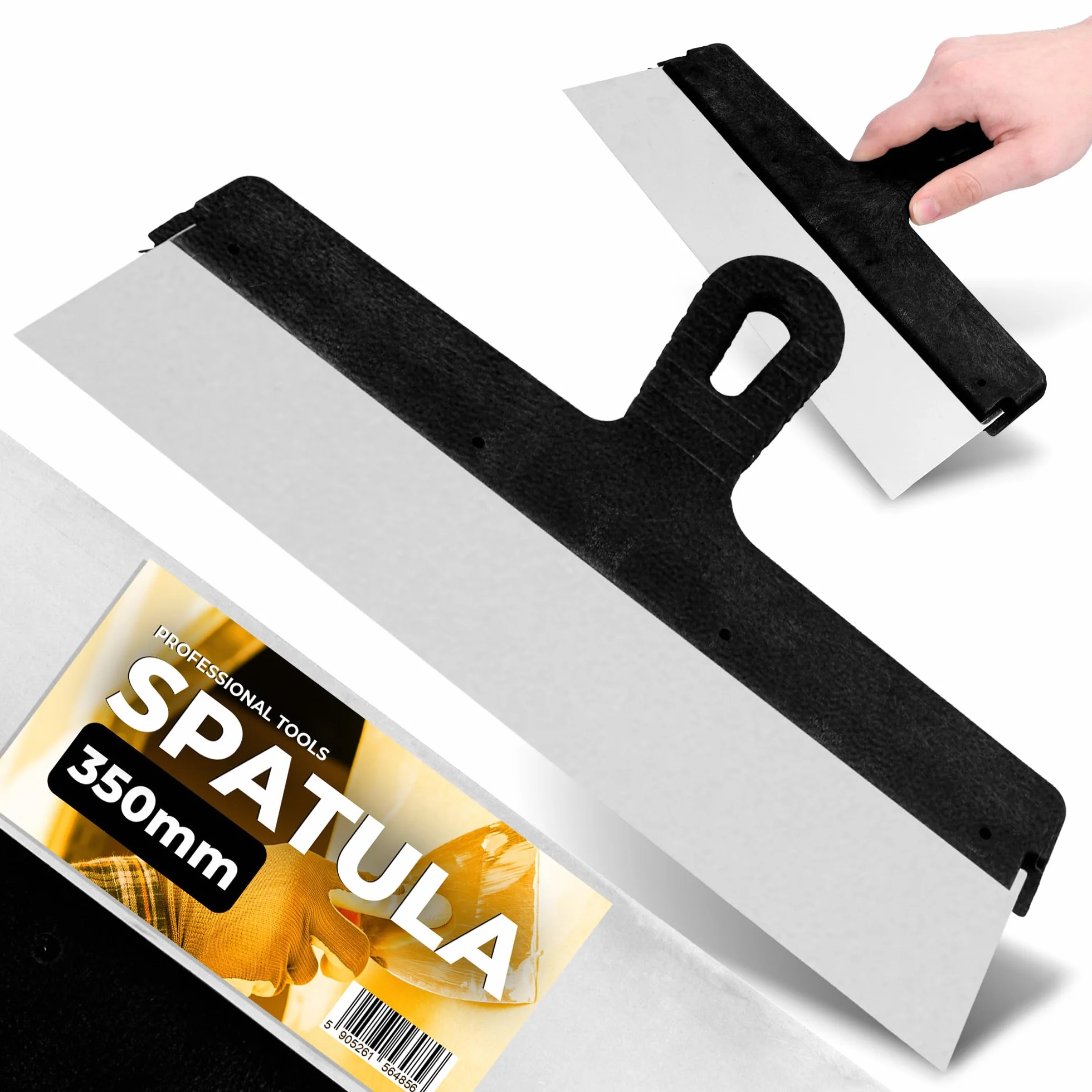 Szpachla stalowa 350 mm budowlana malarska gładzi zapas mas szpachlowych