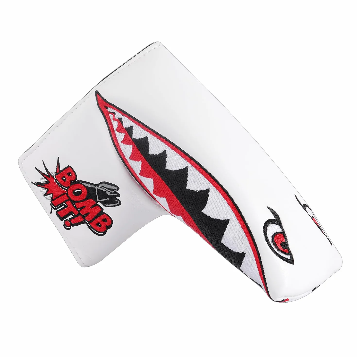 New War Shark Latający Tygrys Warshark Golf Putter Nakrycie głowy Golf Blade Putter Cover