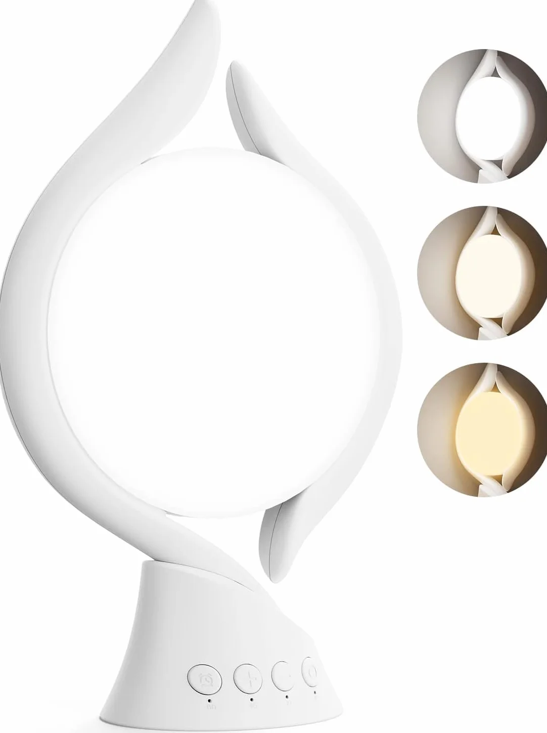 Lampa do terapii światłem 10000 Lux z 3 trybami temperatury (biała)