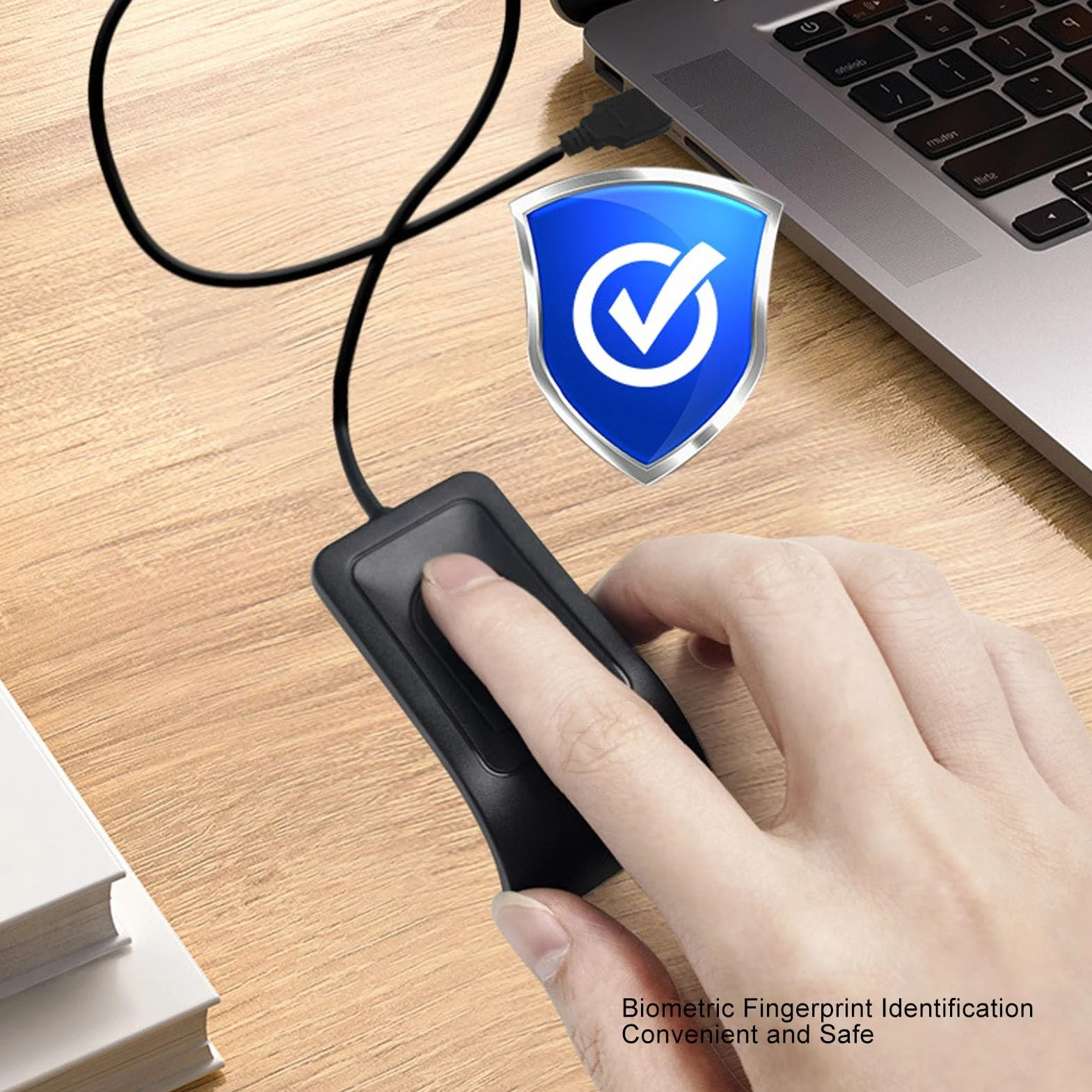 Czytnik Linii Papilarnych USB DC5V Pojemnościowy Skaner Biometryczny Plug and Play Windows 10