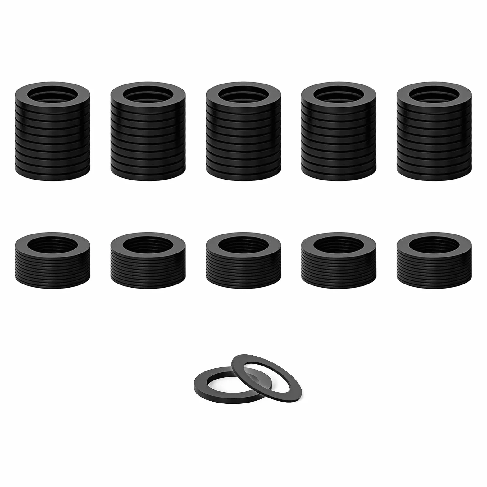Ronoza 100 sztuk pierścieni mocujących do drzwi 10x15 mm 1,2 mm 0,5 mm
