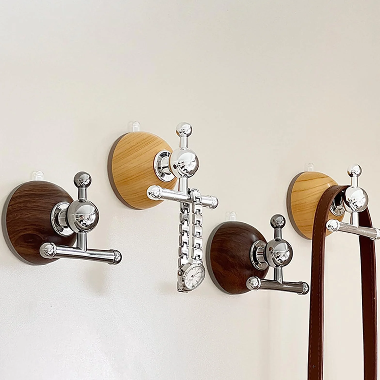 Suction Cup Hooks, Heavy Duty Grip, Waterproof, Strong Wall Adhesive, 6.5cm, for Towel Hanging, Bathroom Shower Storage