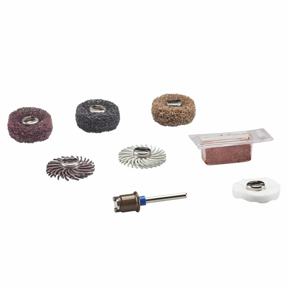 Dremel EZ726-01 EZ zestaw akcesoriów obrotowych do szlifowania i polerowania, 8-częściowy