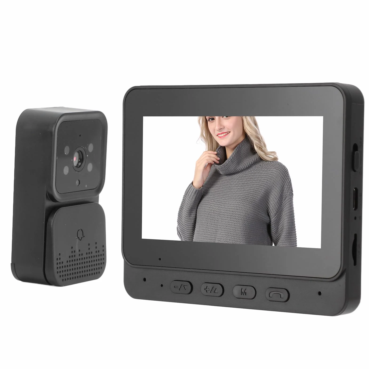 Bezprzewodowy wideodomofon WiFi Vsion z kamerą 1080P, dwukierunkowy domofon do mieszkań