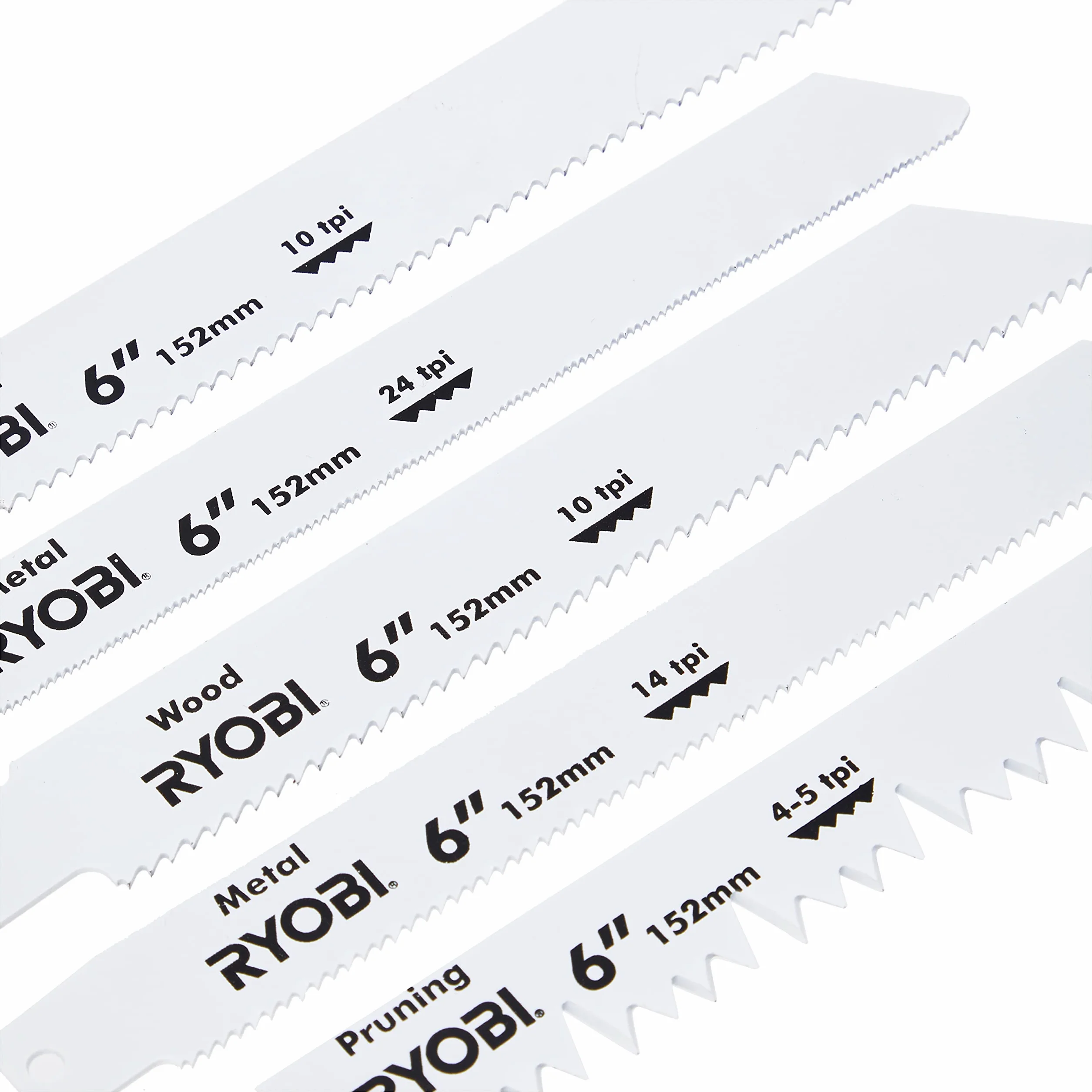 Ryobi Wymienne Brzeszczoty RAK06RB 6 szt do Piły Szablastej RRS1200 RRS1801M R18RS-0 R18RS7-0