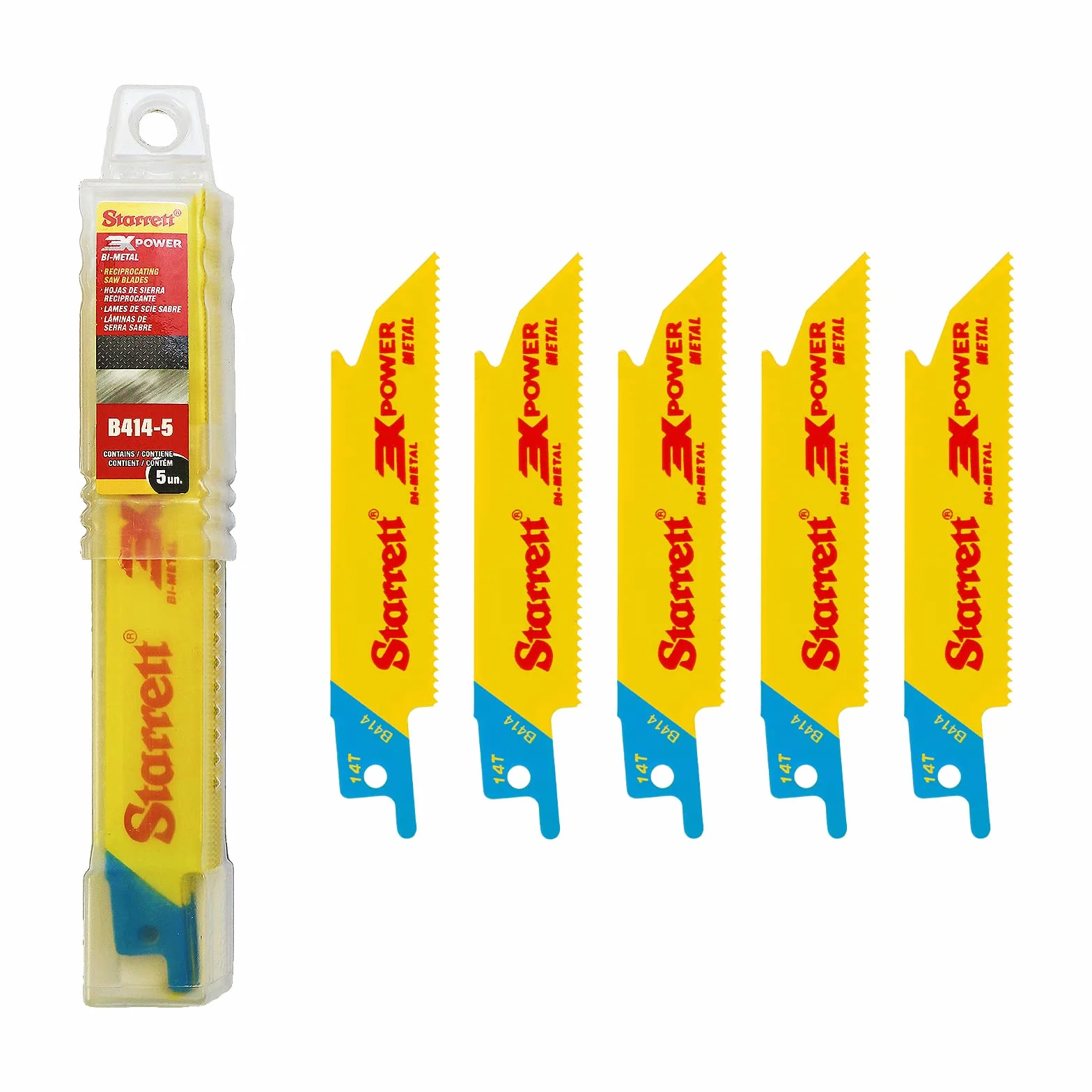 Starrett BU224 metalowe ostrze do cięcia wyrzynarki, 24 zęby na cal, 5 sztuk