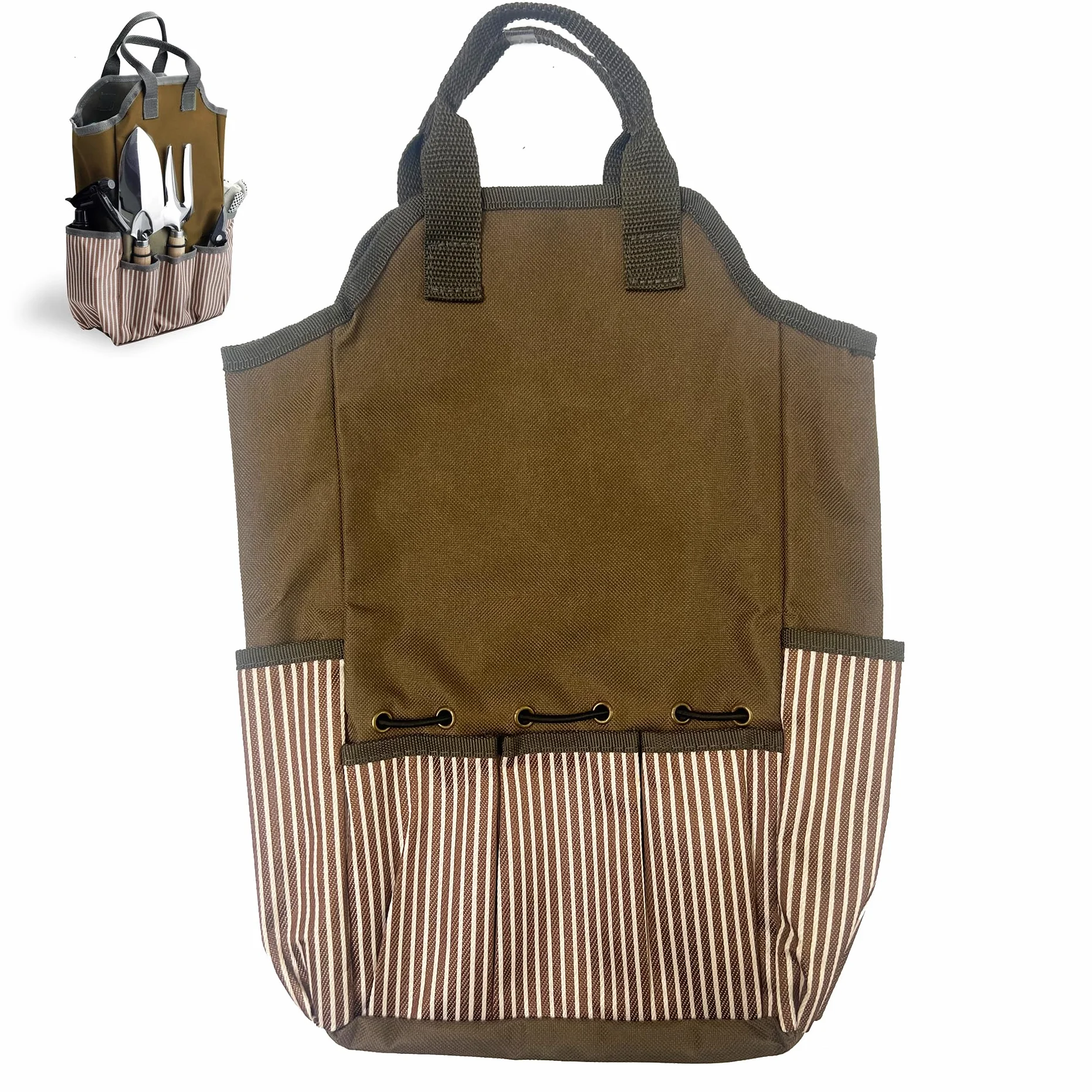 Oxford Garden Tote Organizer do przechowywania z uchwytami