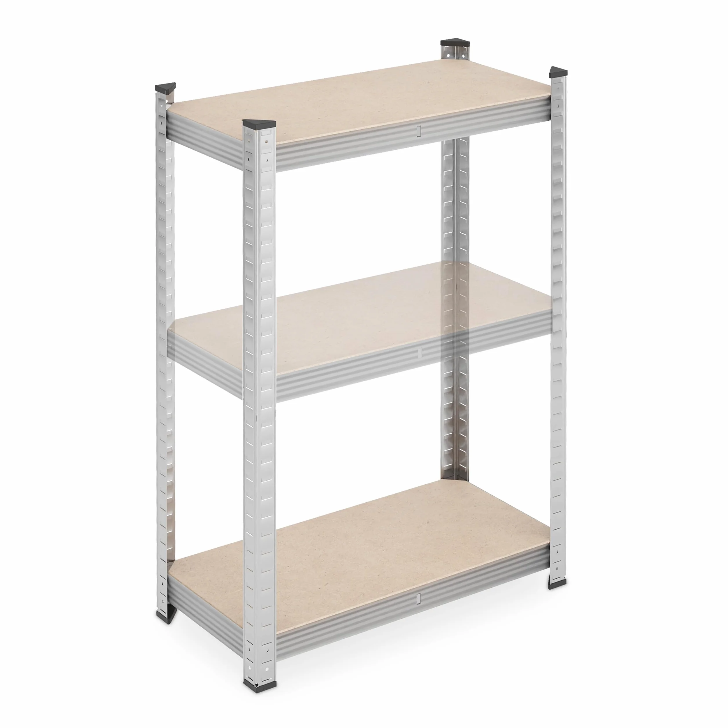Relaxdays Regał magazynowy 180x60x30 cm 500 kg stal srebrny zestaw 2 sztuk