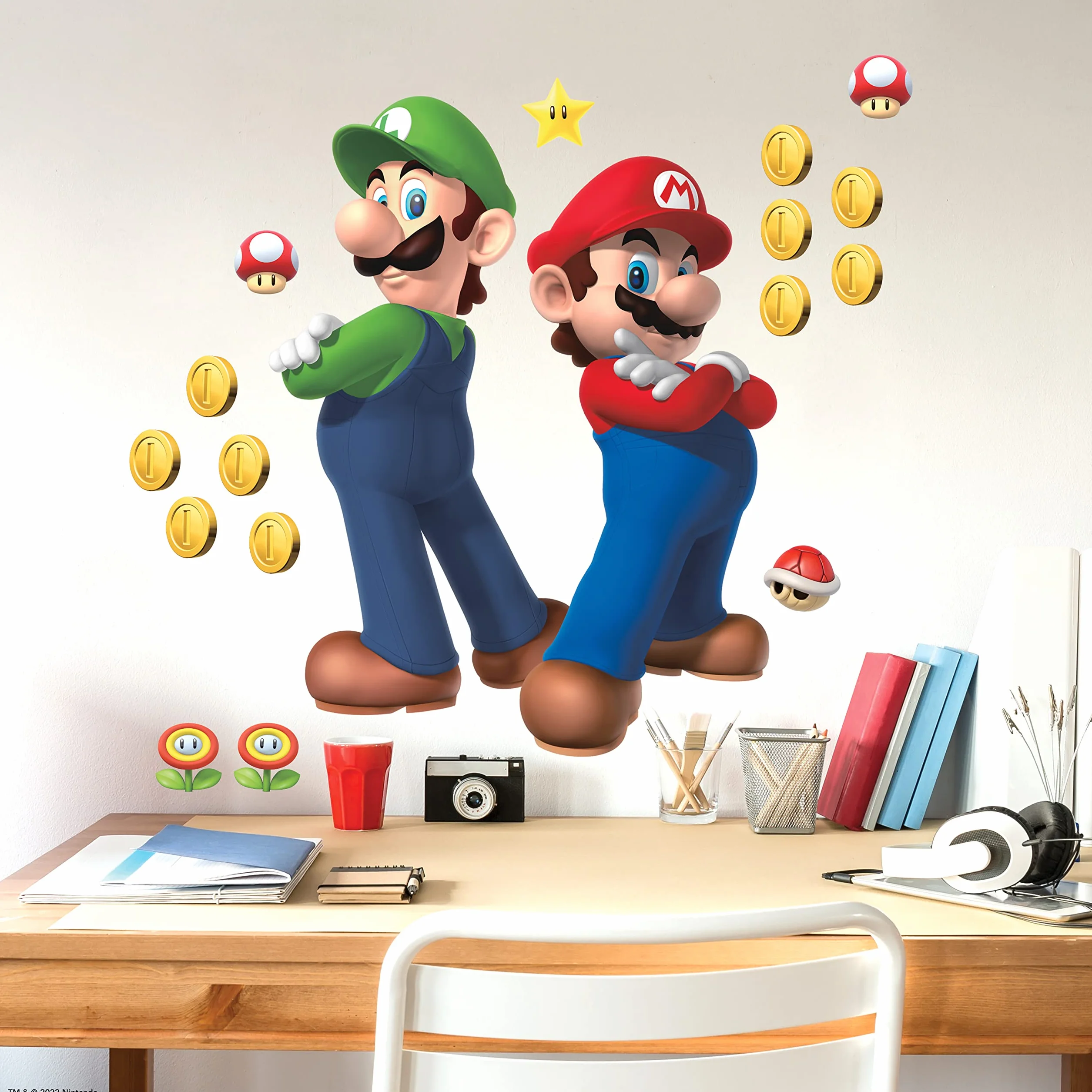 Naklejka Super Mario Bros. Luigi repozycjonowalna
