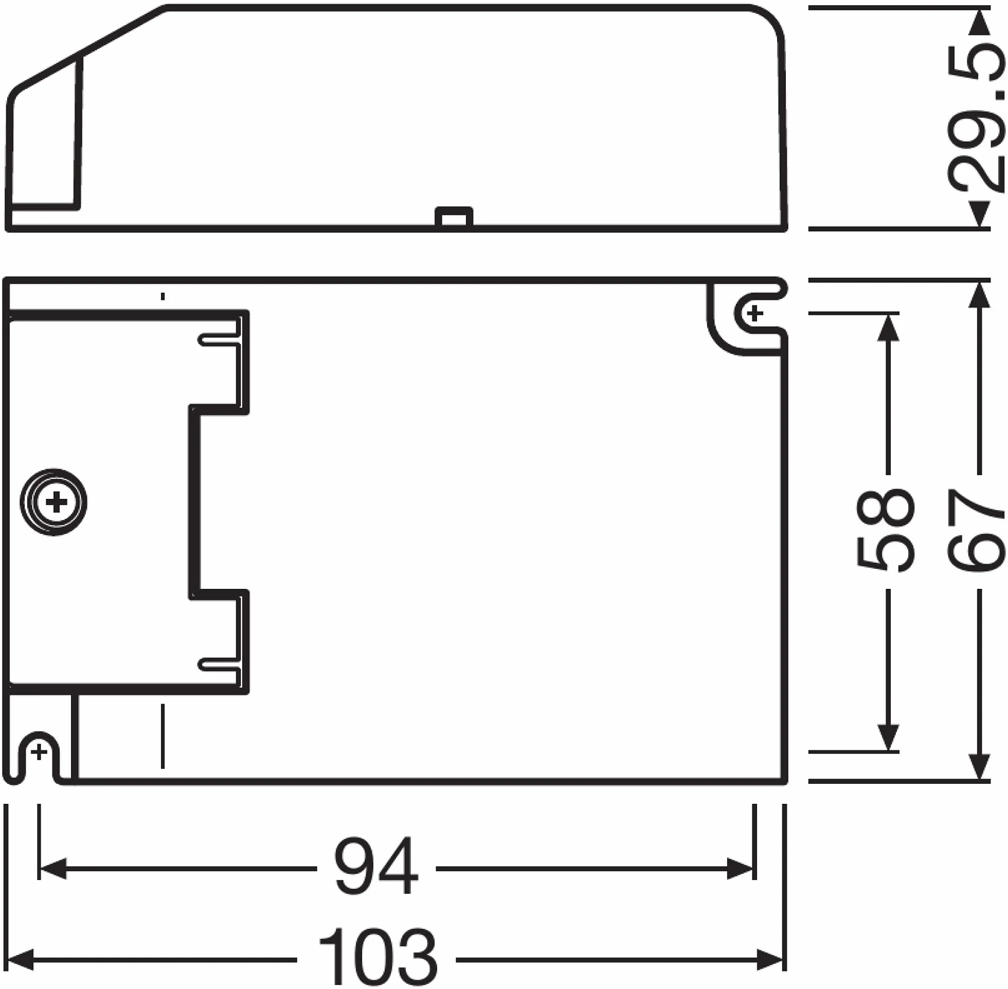 OSRAM Element LD Control Gear EVG 8 W