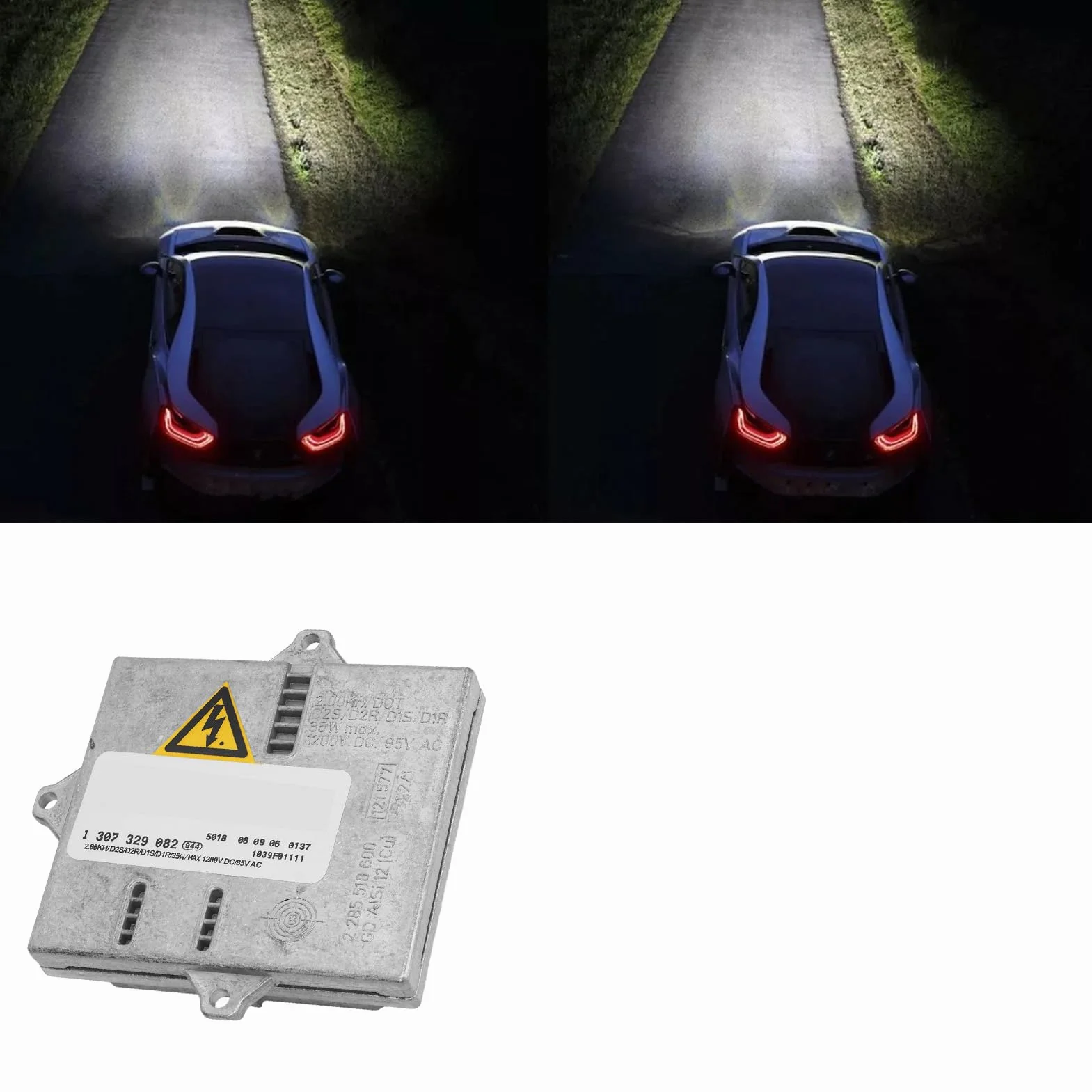 KIMISS 12V Statecznik Reflektorów Ksenonowych Moduł Sterujący Zamiennik dla CLK320 CLK500 CLK55AMG