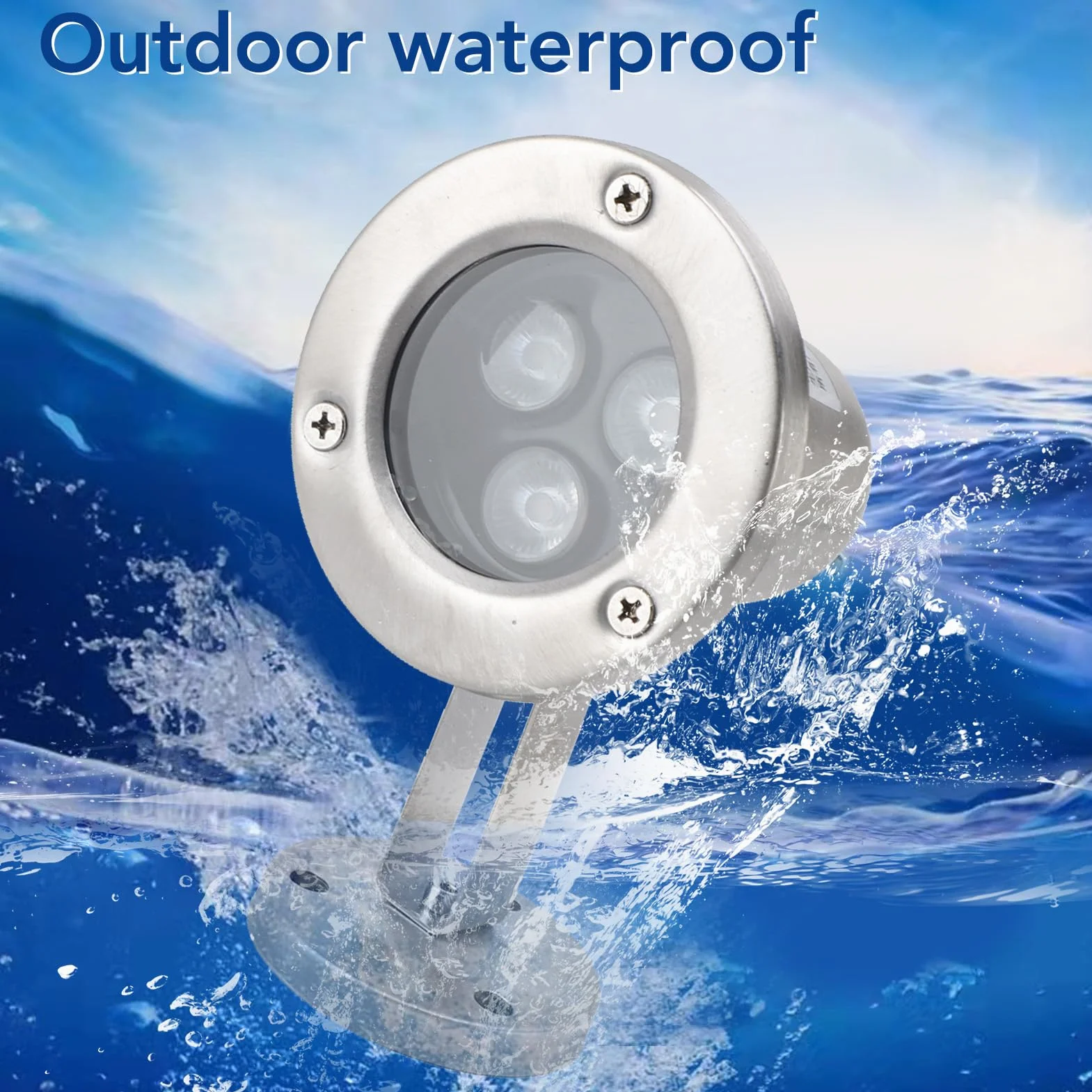 Kolorowe Diody LED do Oczek Wodnych RGB Podwodne Reflektory Punktowe IP68 3 W