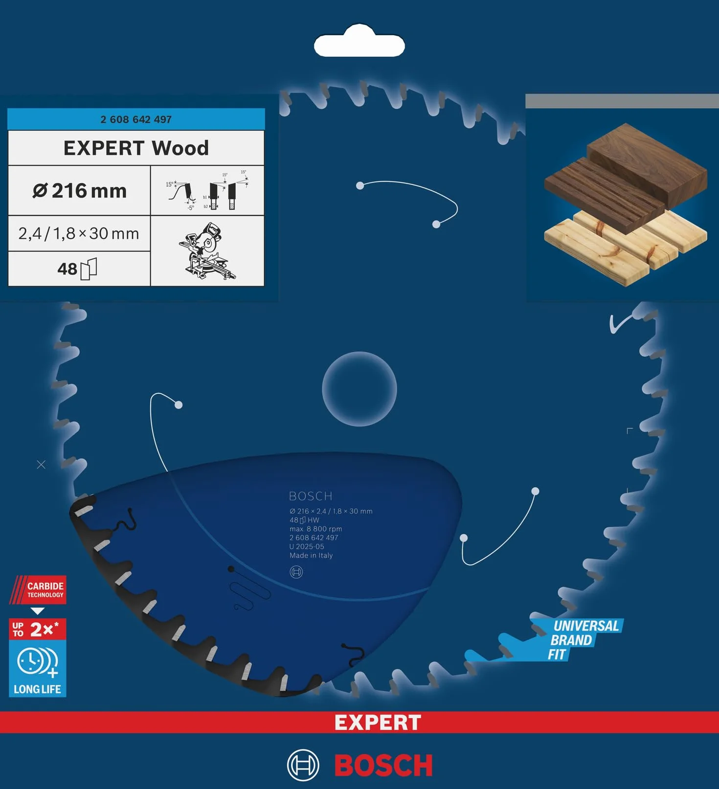 Bosch EXPERT Wood Tarcza pilarska do przewodowych ukośnic Ø mm Professional