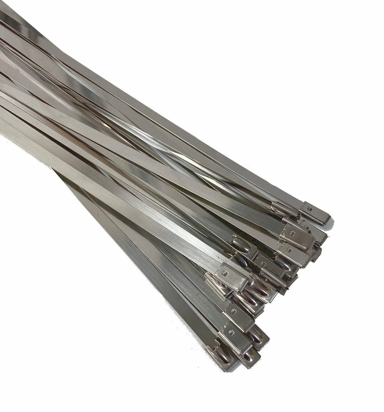 Opaski kablowe ze stali nierdzewnej TR - metalowe opaski kablowe SS304 i SS3016 bardzo długie i duże (wytrzymałe) 10 sztuk (4,6 mm x 800 mm)