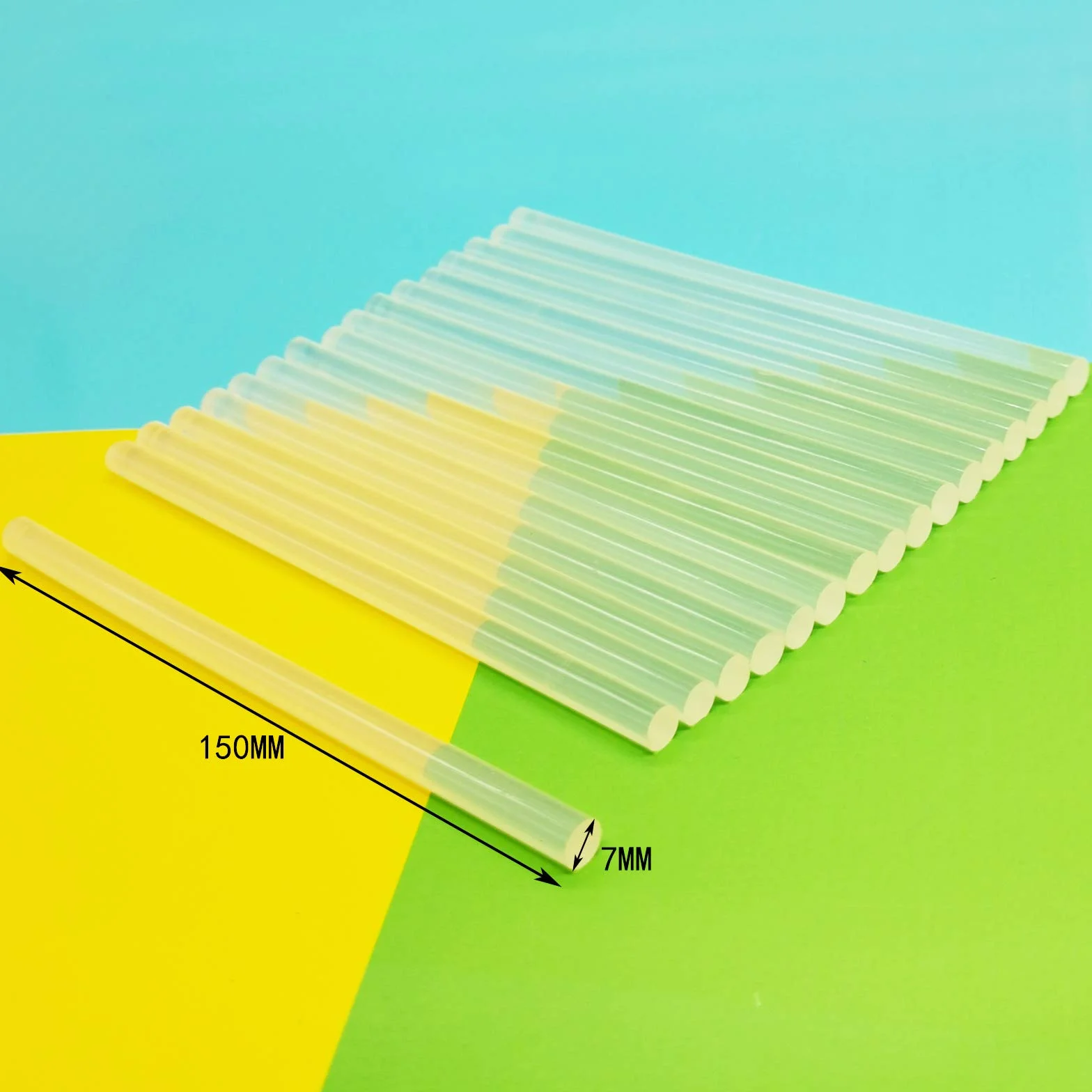 Fangzi Lot de 150 bâtons de colle pour pistolet à colle chaude 7 mm x 150 mm