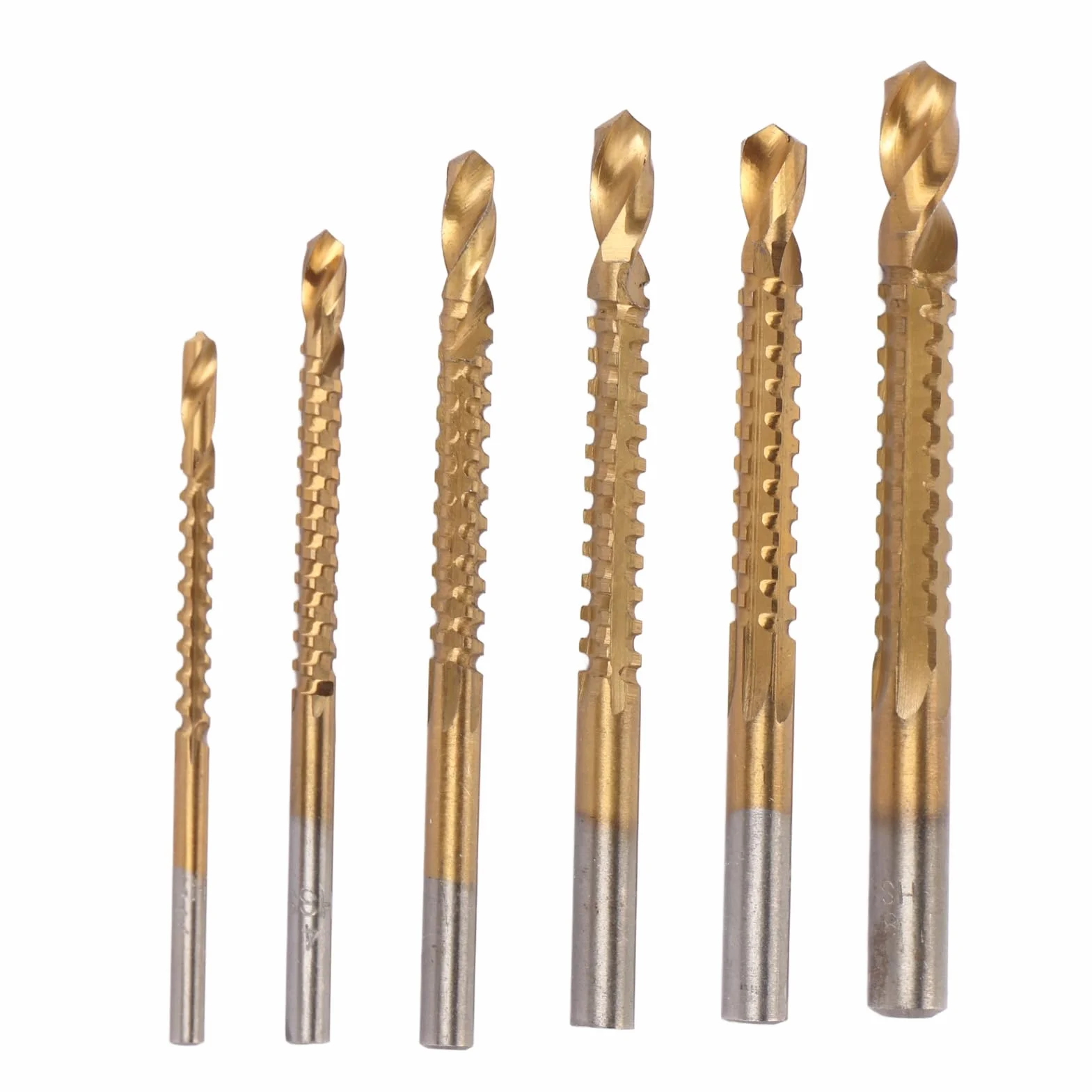 Frez Spiralny z Węglika Spiekanego 6 szt. 3-8 mm Ekstraktor do Śrub