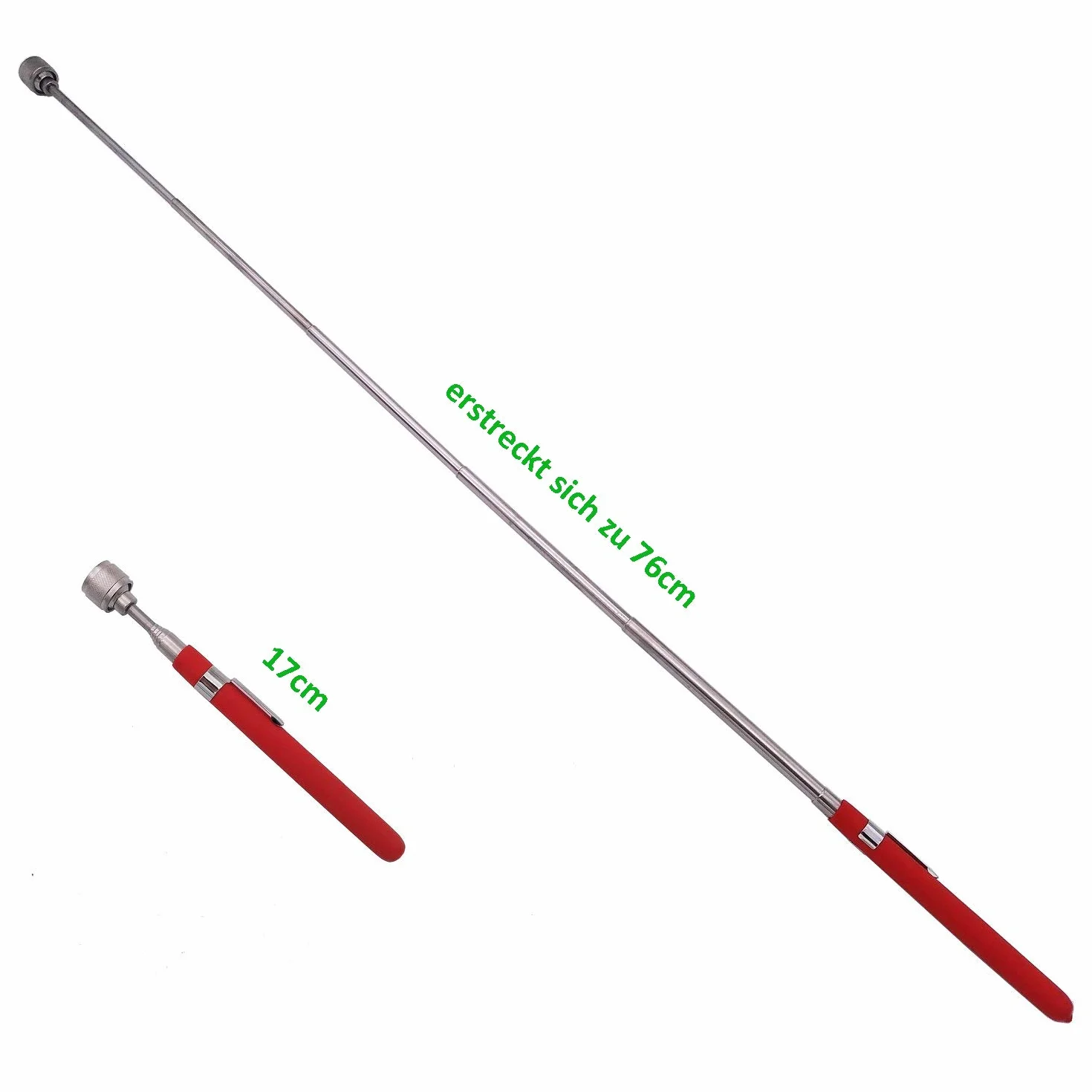 VASTOOLS Teleskopowy podnośnik magnetyczny 4,5 kg 76 cm