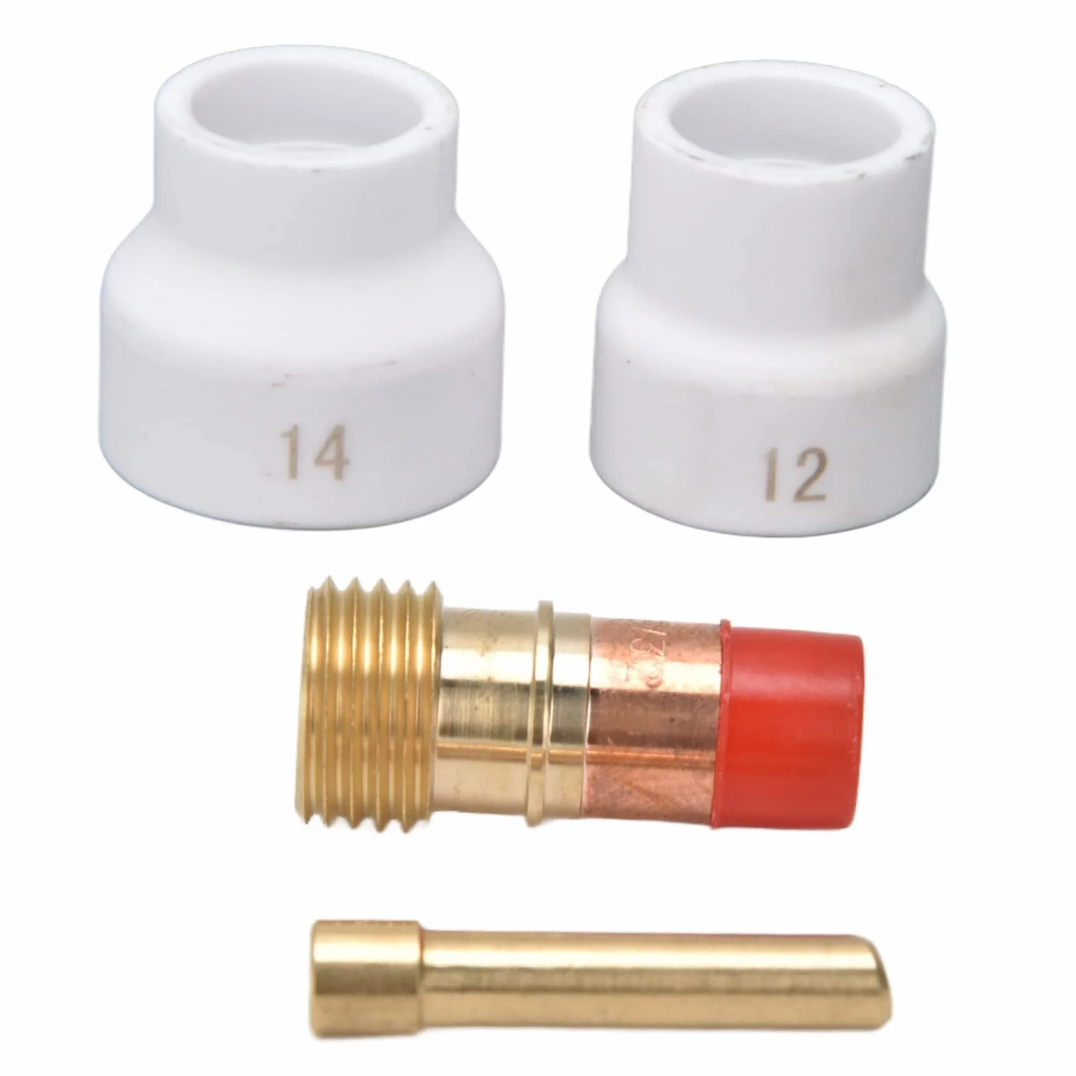 TIG Welding Torch Accessory Set Gas Lens for WP 17 18 26 Series Ceramic Nozzle Electrode Holder