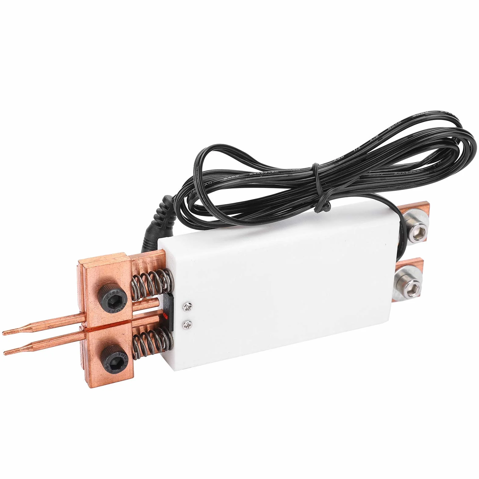 Ręczna zgrzewarka punktowa DC4-12V biała zintegrowana DIY automatyczny spust