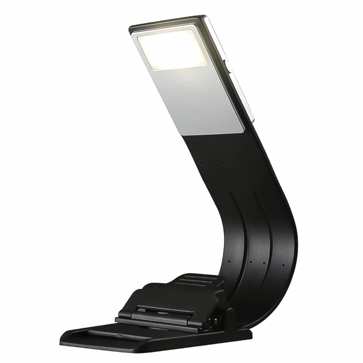 Lampka do czytania 3 poziomy jasności USB czarna