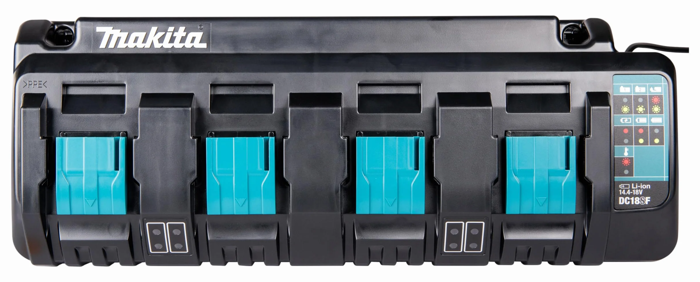 Makita Dc18Sf 14,4 V do18 V Litowo-Jonowa Lxt 4-Portowa Ładowarka