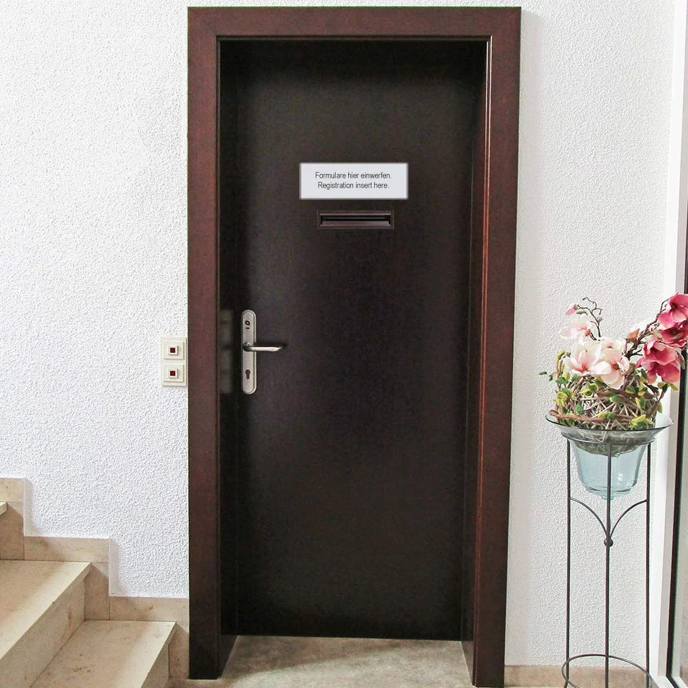 Rottner K10348 skrzynka listowa Como brązowa 250x320x85 mm zamek cylindryczny