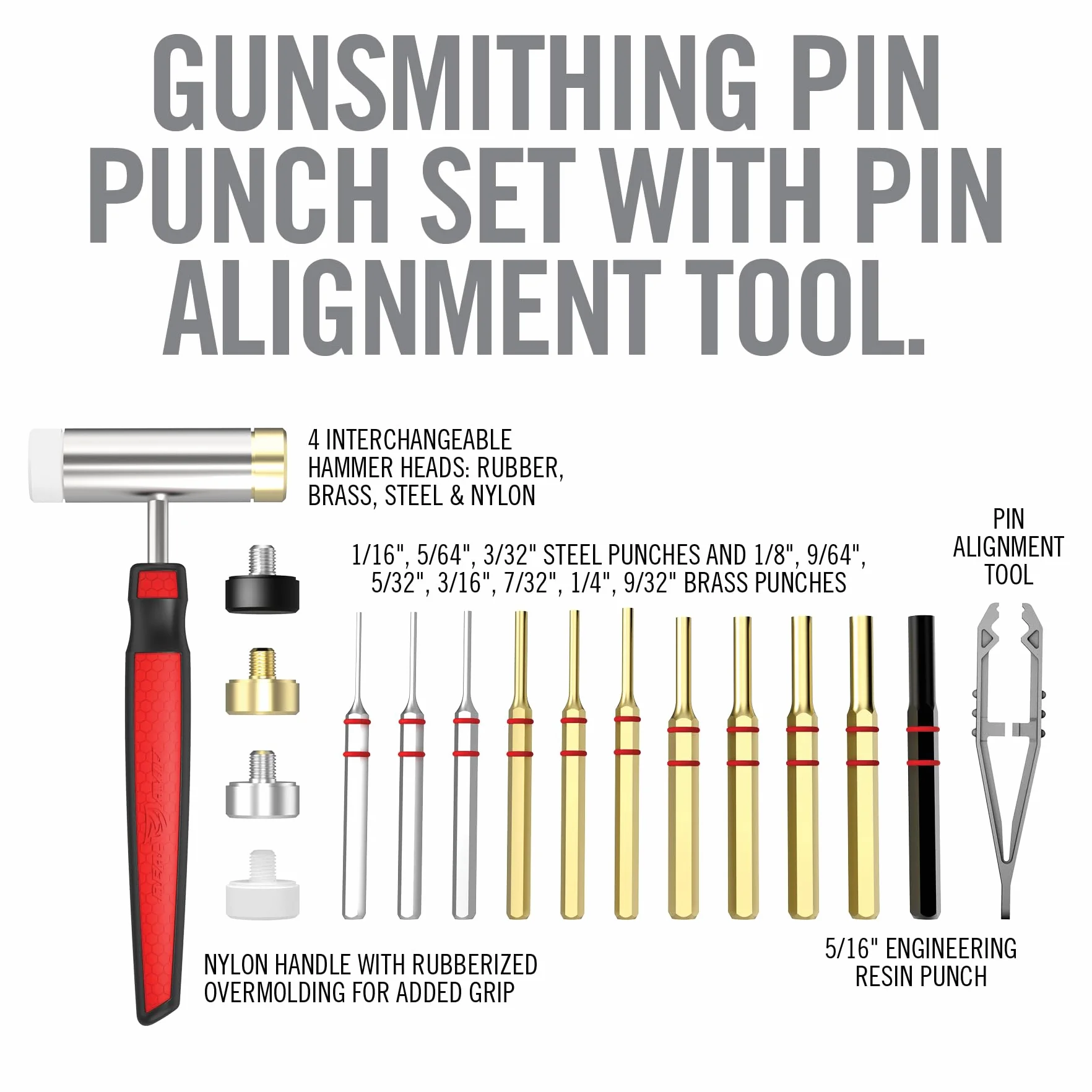 Real Avid ACCUPNCH HMMR PIN PNCH Set