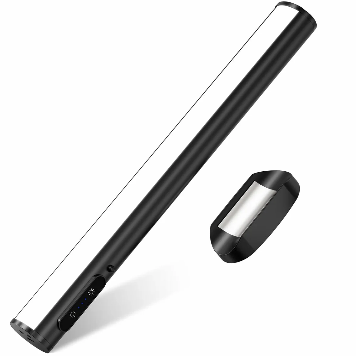 Lampki ścienne zasilane bateryjnie do wewnątrz, listwa świetlna LED, zasilanie bateryjne, 4000 mAh, magnetyczny, zdalne ściemnianie, oświetlenie pod półką, do łazienki, obraz, lustro kuchenne
