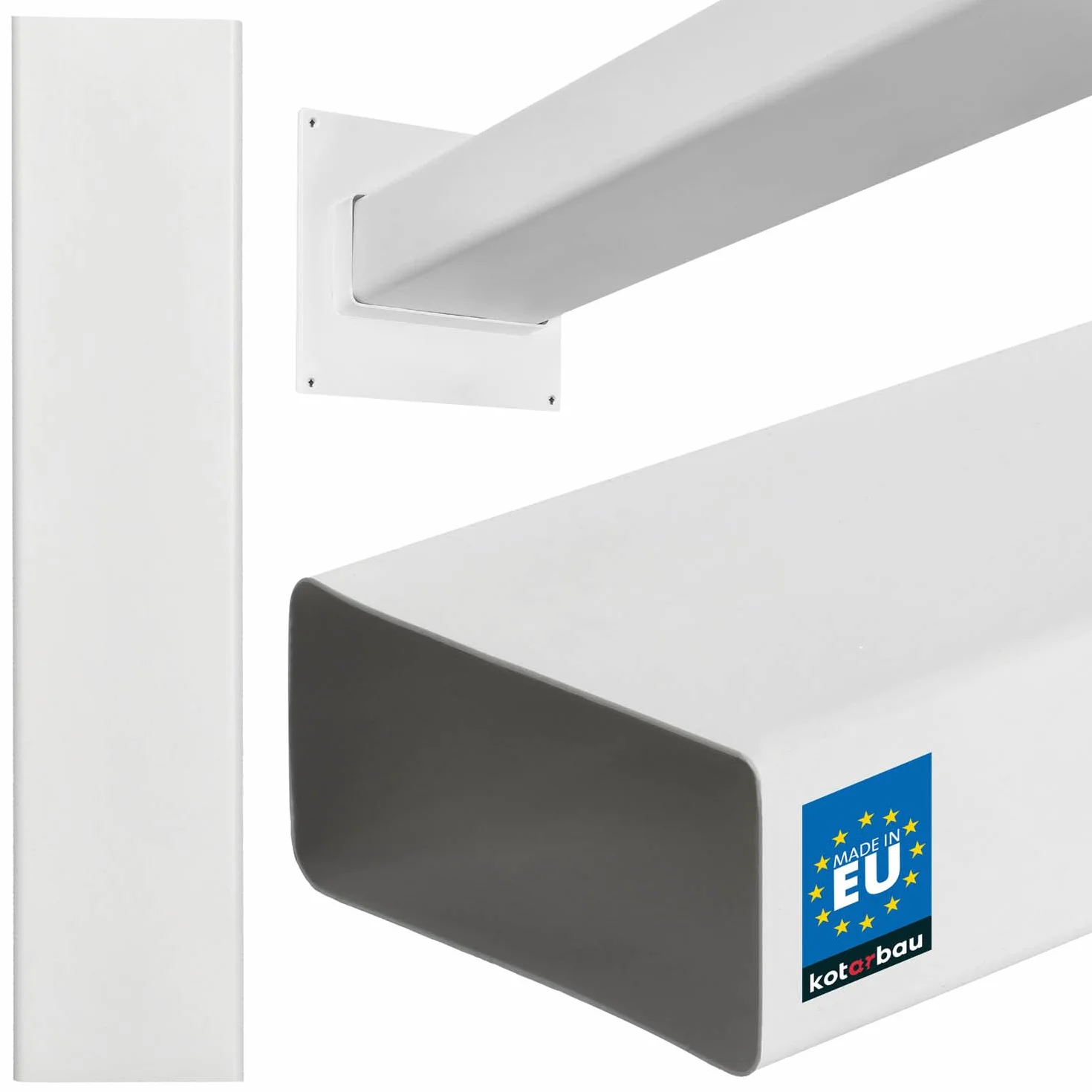 KOTARBAU® Kanał płaski 110 mm x 55 mm długość 50 cm