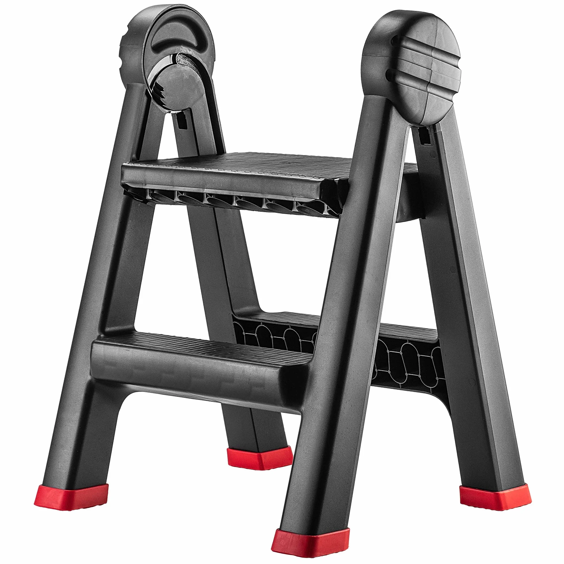 KADAX 2-stopniowy taboret ze stali antypoślizgowe nóżki obciążenie 150 kg drabina domowa