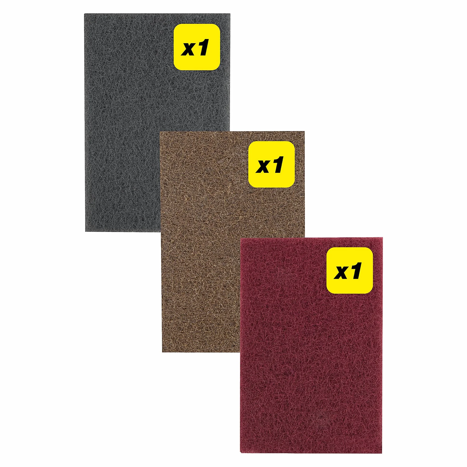 Trend Elastyczne Pady Ścierne 150x230 mm Mieszane Gradacje 3 sztuki