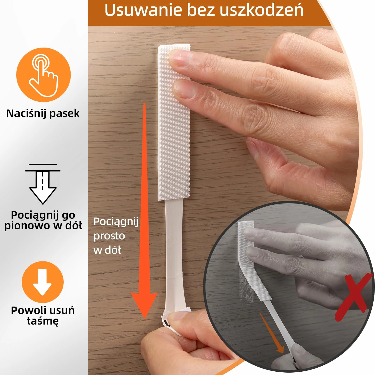 Trilancer Taśmy Montażowe do Obrazów z Poziomicą, 30 Par – Mocne Trzymanie, Bez Gwoździ i Narzędzi, Regulowane i Łatwe do Usunięcia, Samoprzylepne Haczyki Ścienne Bez Uszkodzeń na Gładkie Powierzchnie