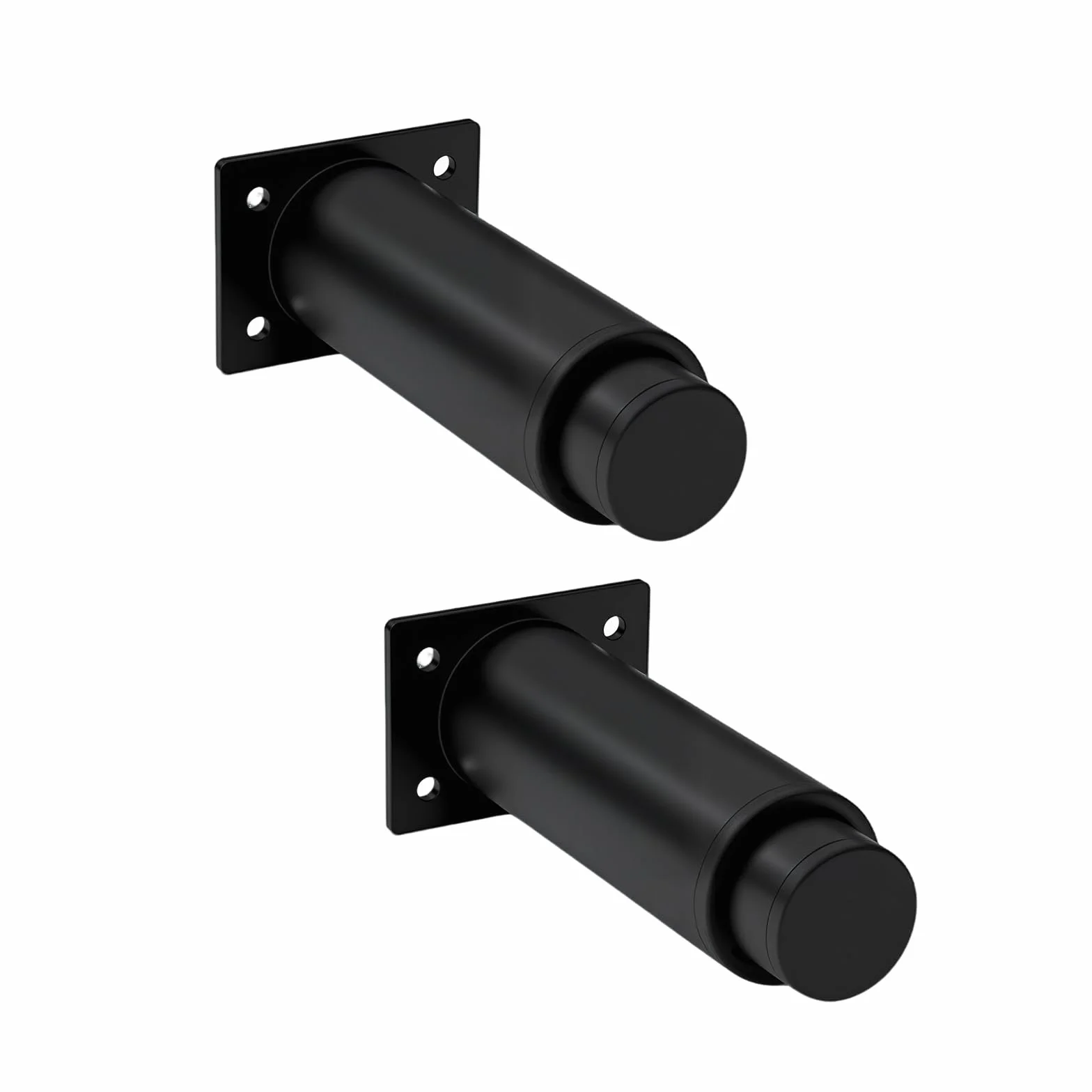 Regulowane nóżki meblowe metalowe 12-18 cm czarne nogi do szafy sofy krzeseł