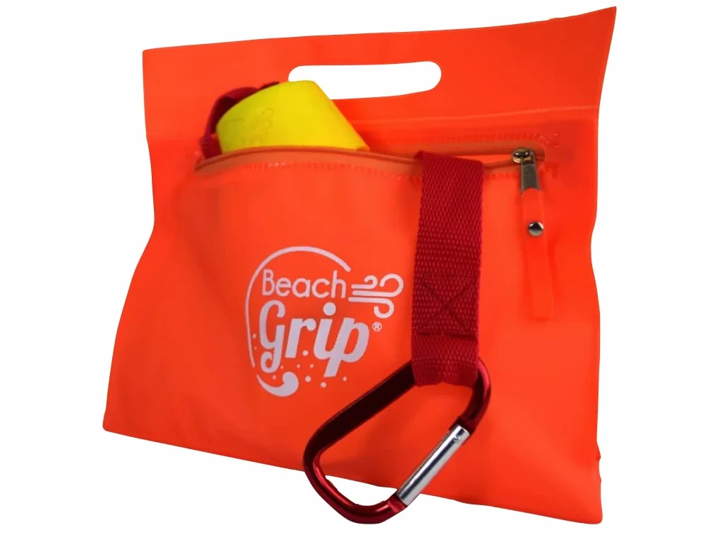 BeachGrip – Kotwica do kitesurfingu – Innowacyjna kotwica do samodzielnego startu – Mała, lekka, łatwa w użyciu i trwała – Idealny sprzęt do wodowania latawca, gdy jesteś sam na plaży!