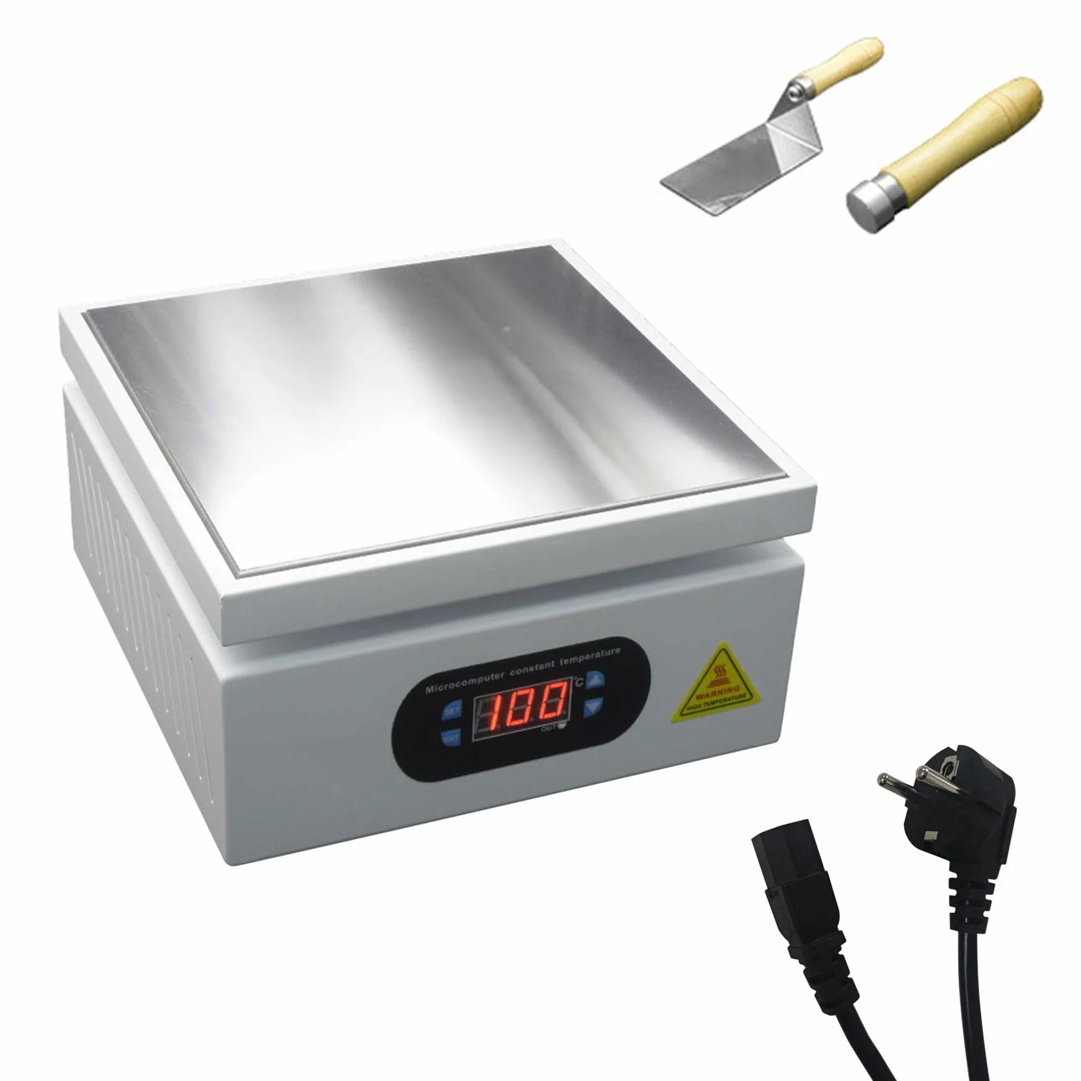 Stacja lutownicza 500 W cyfrowa LCD 0-400℃ płyta grzewcza Rework Heater Lab
